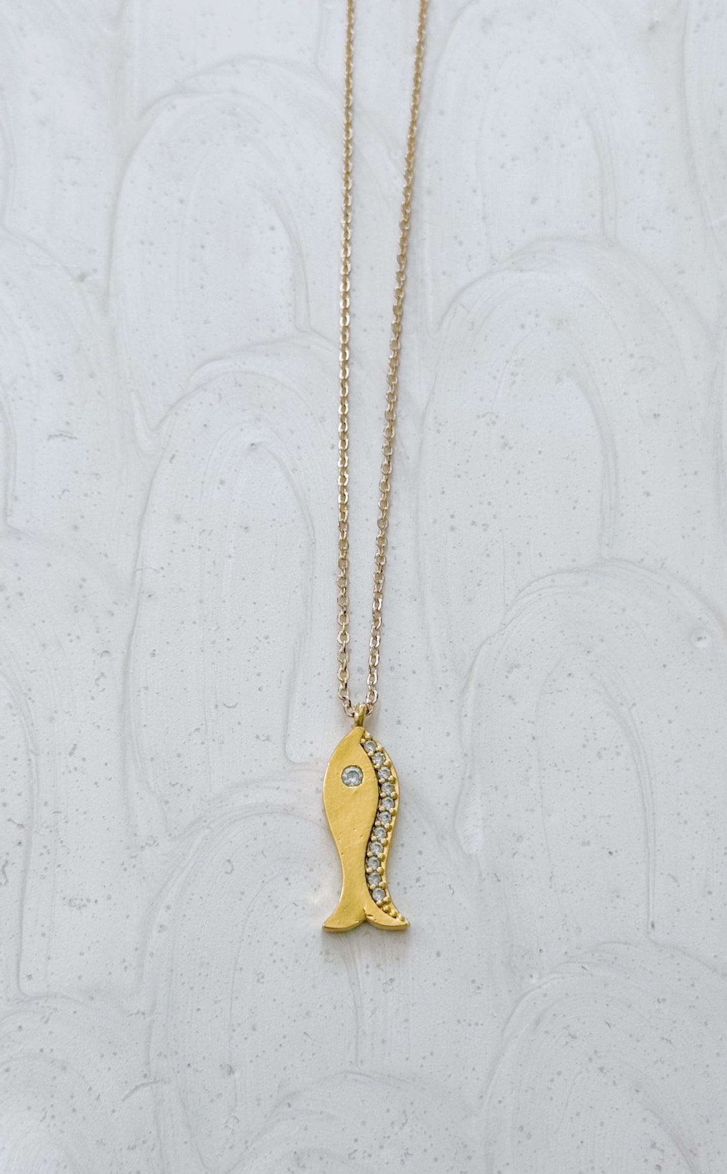 Madaket Tides Fish Necklace