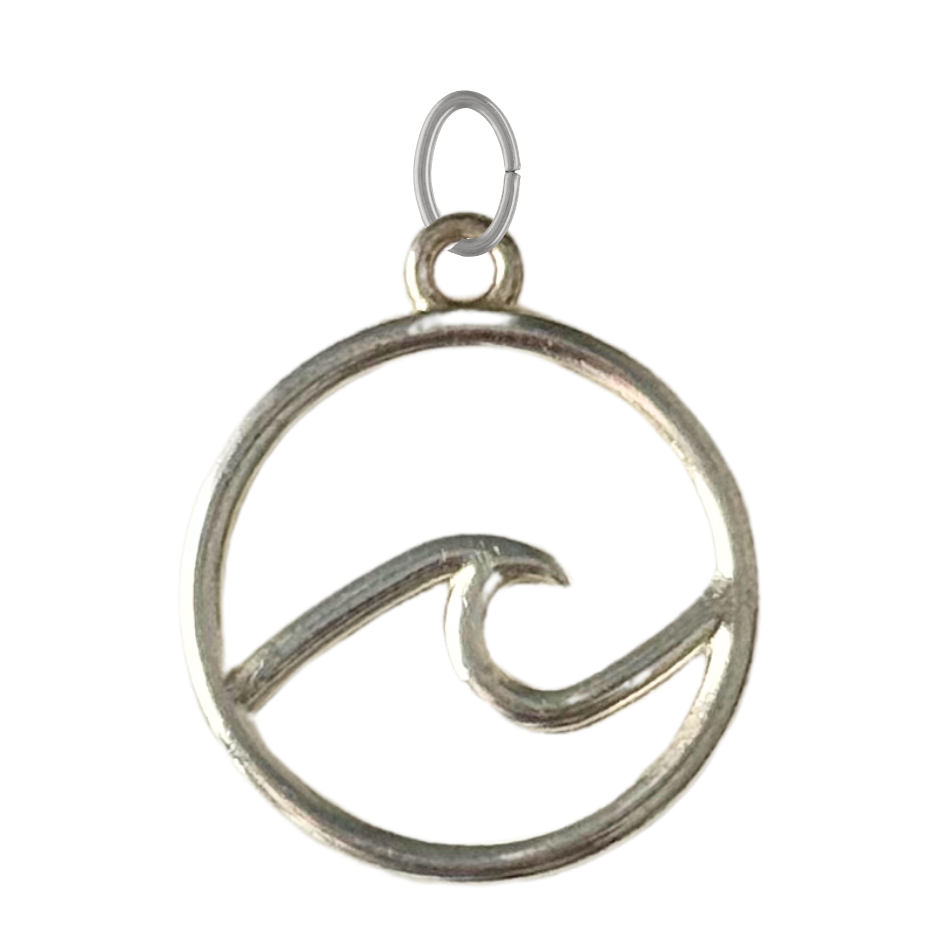 Silver Wave Pendant