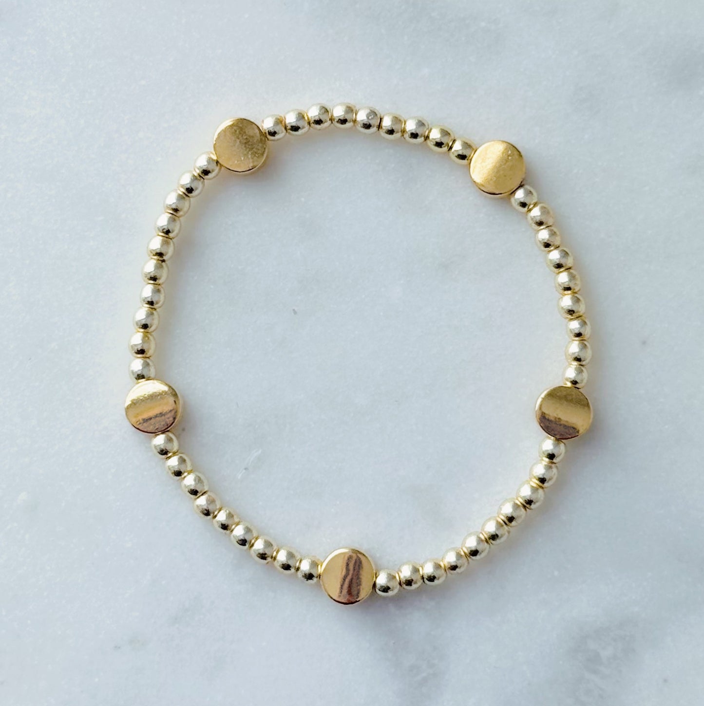 Golden Cove Beaded Bracelet