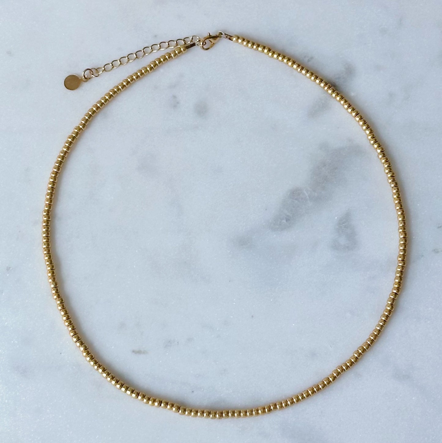 Dainty Seed Bead Layering Necklace
