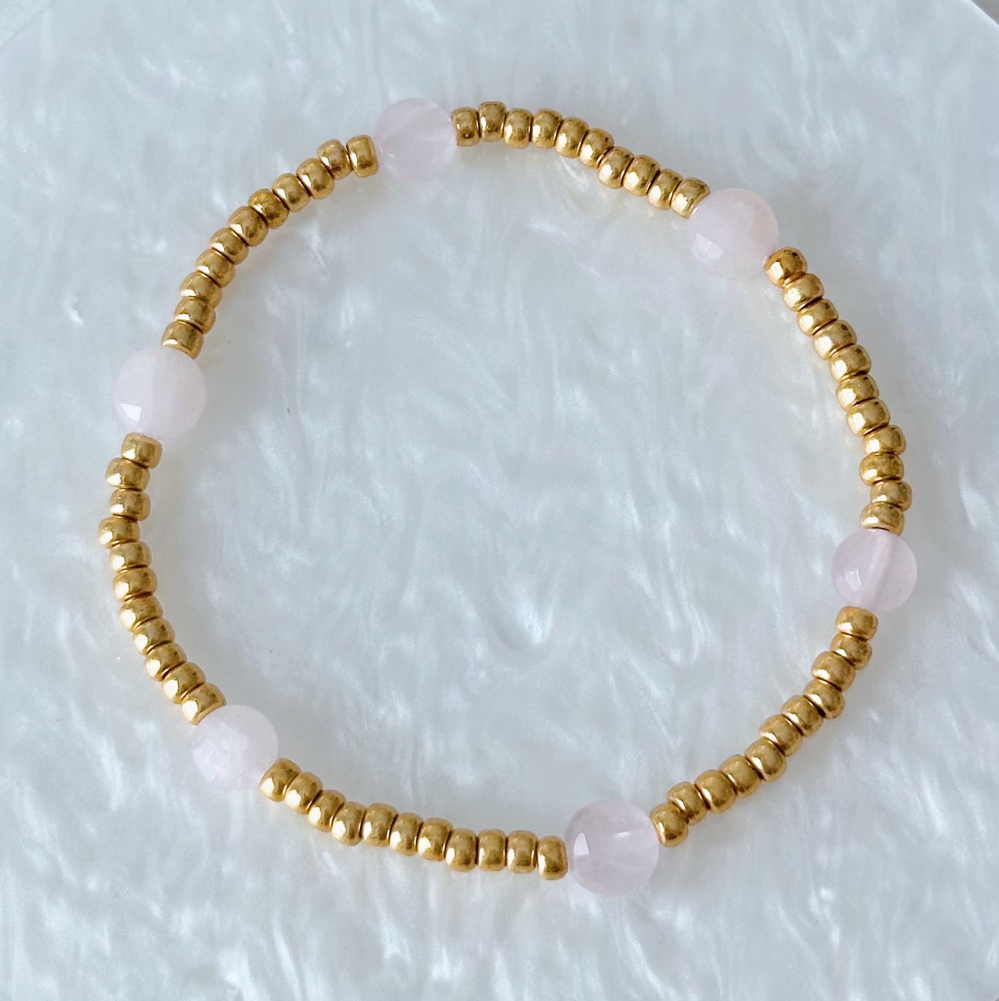 Strawberry Fields Beaded Bracelet