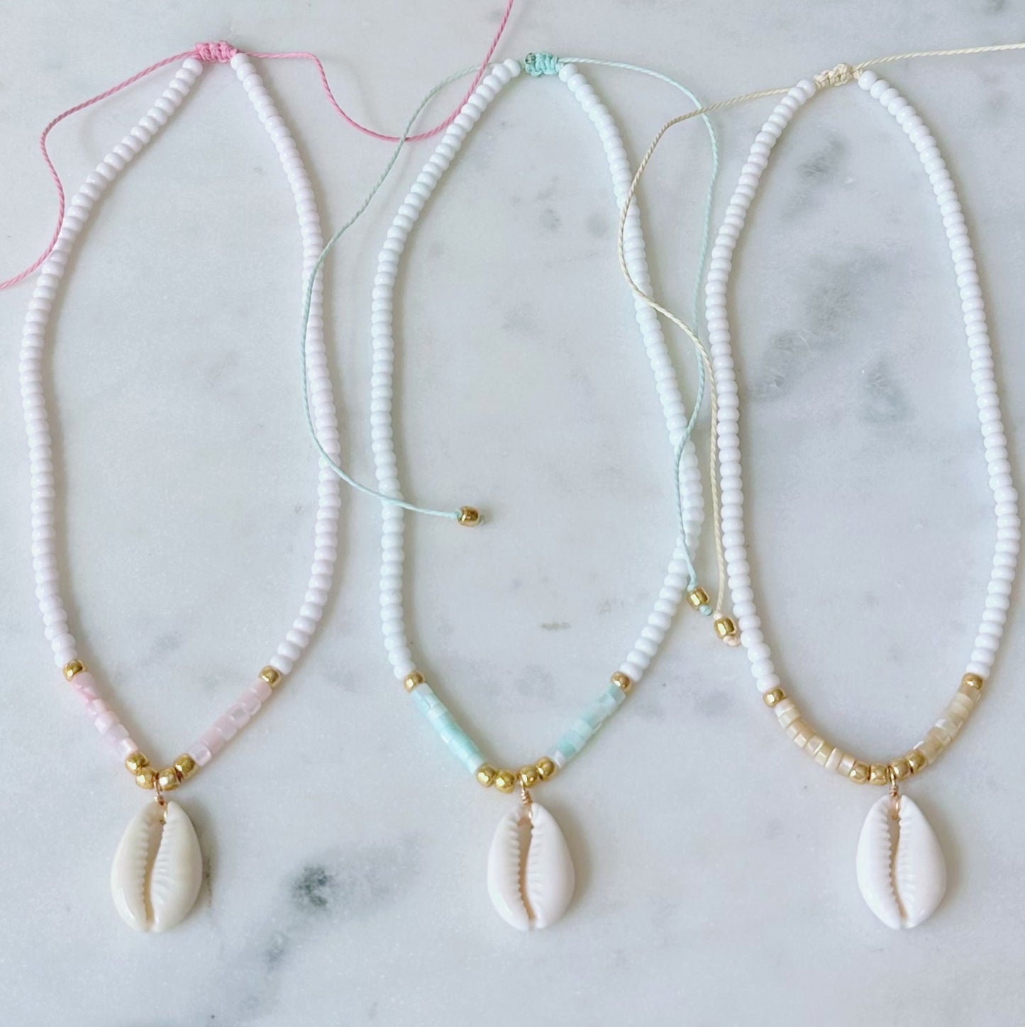 Shell Beaded Necklaces