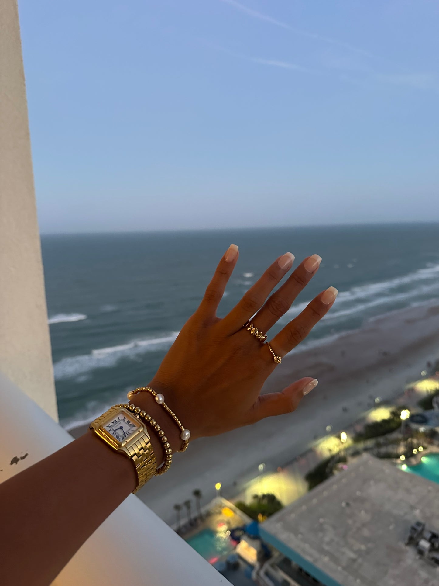 Golden Pearl Shoreline Bracelet
