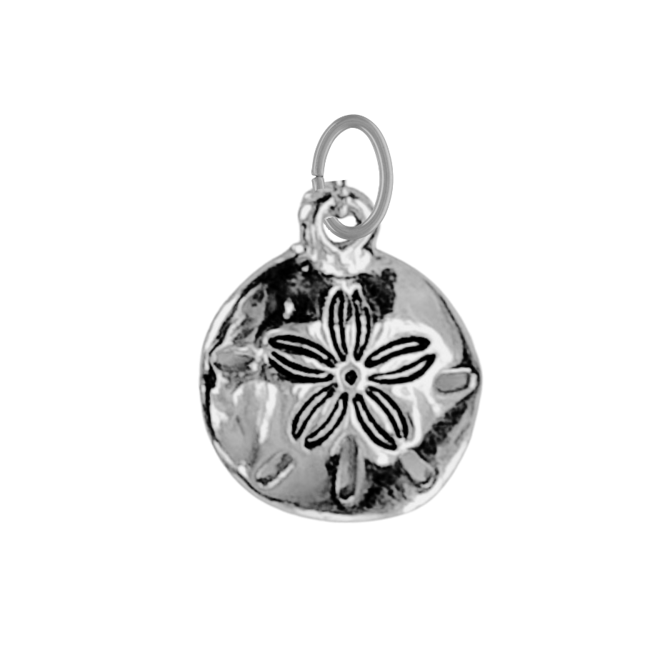 Silver Sand Dollar Charm