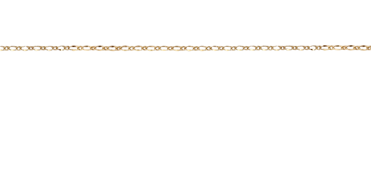 Dainty Gold Figaro Chain