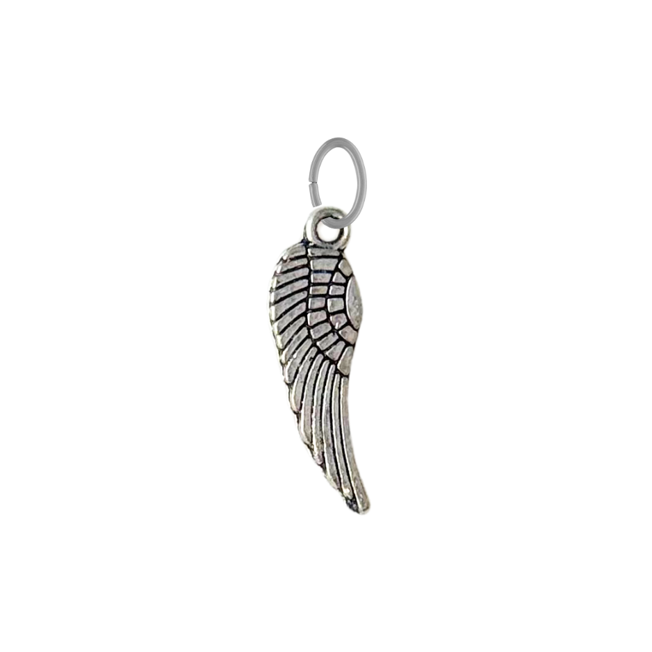 Dainty Silver Wing Charm