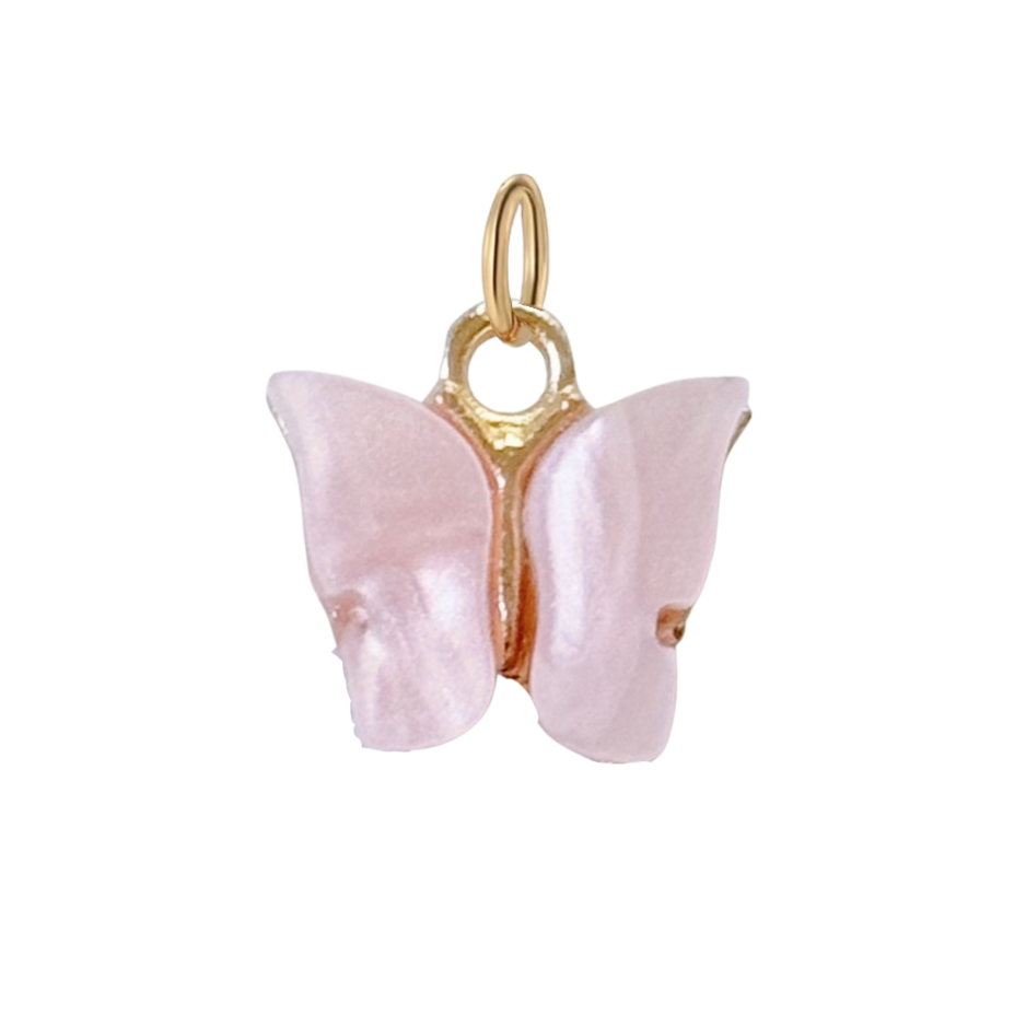 Light Pink Butterfly Charm
