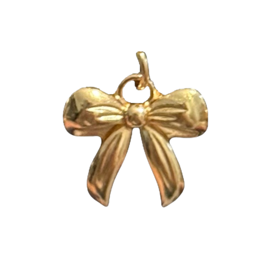 Gold Bow Charm