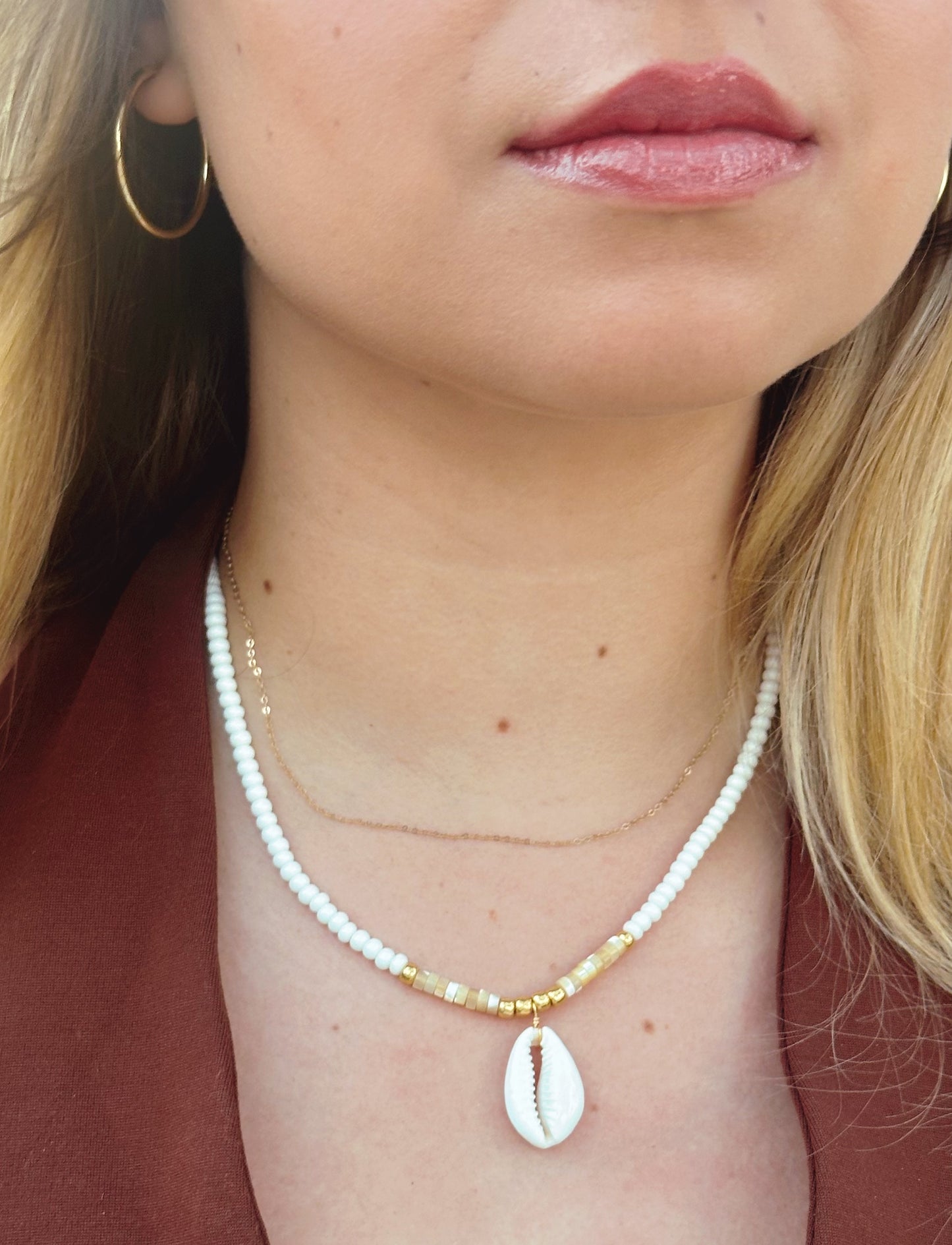 Shell Beaded Necklaces