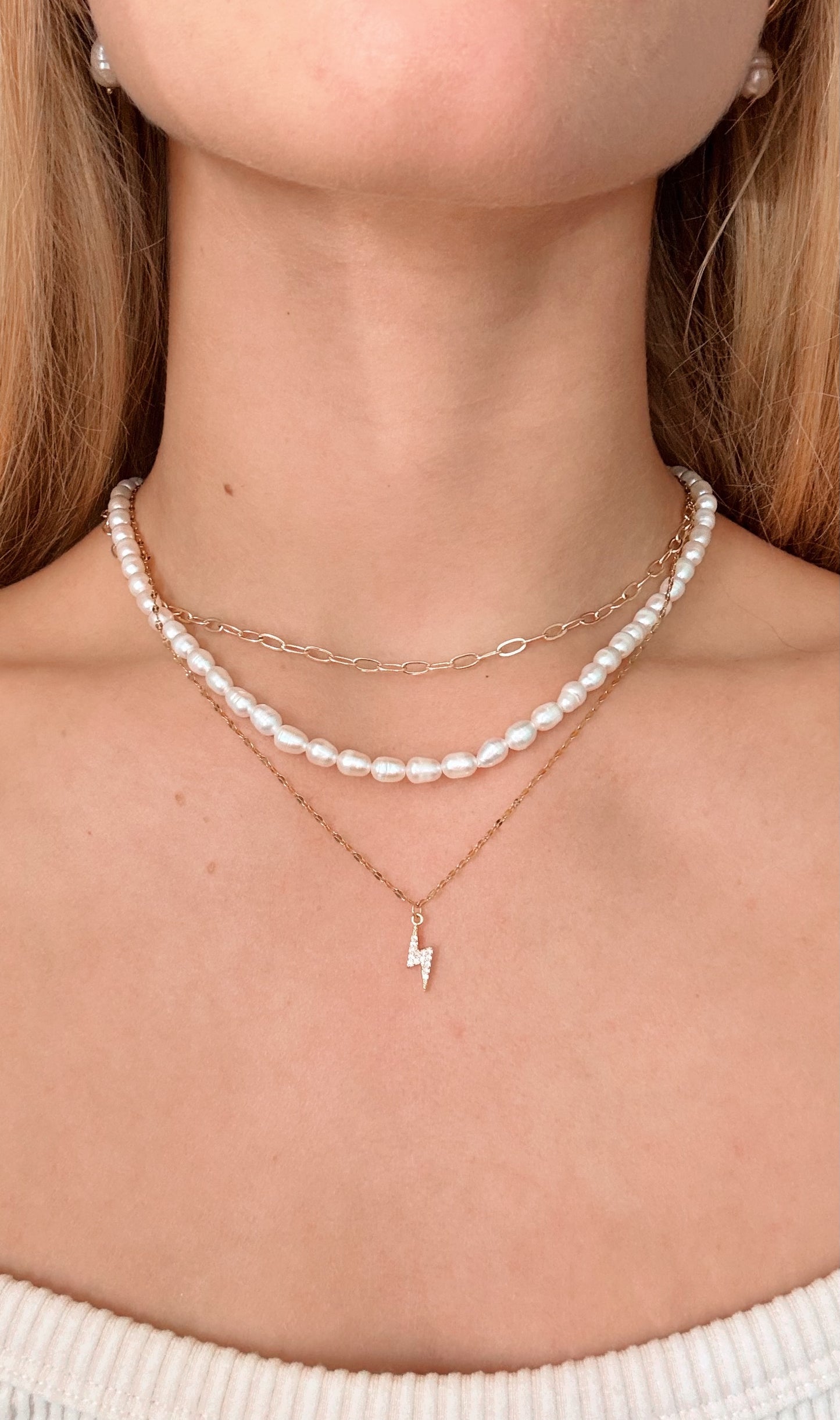 Dainty Lightning Bolt Necklace