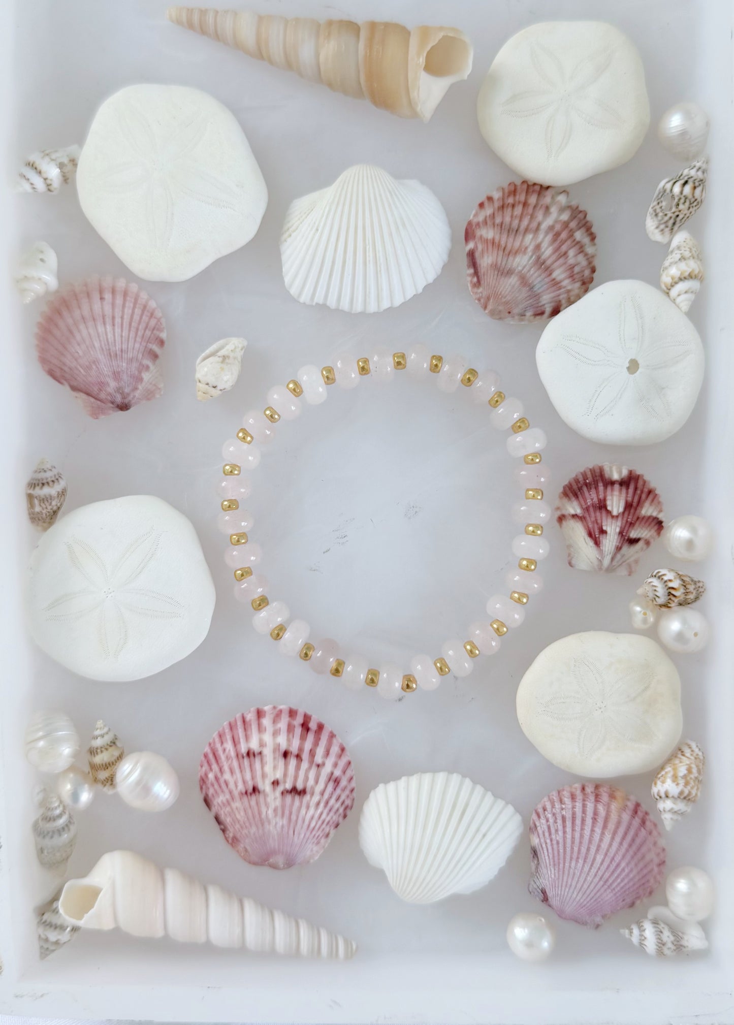 Love You More Rose Quartz Bracelet