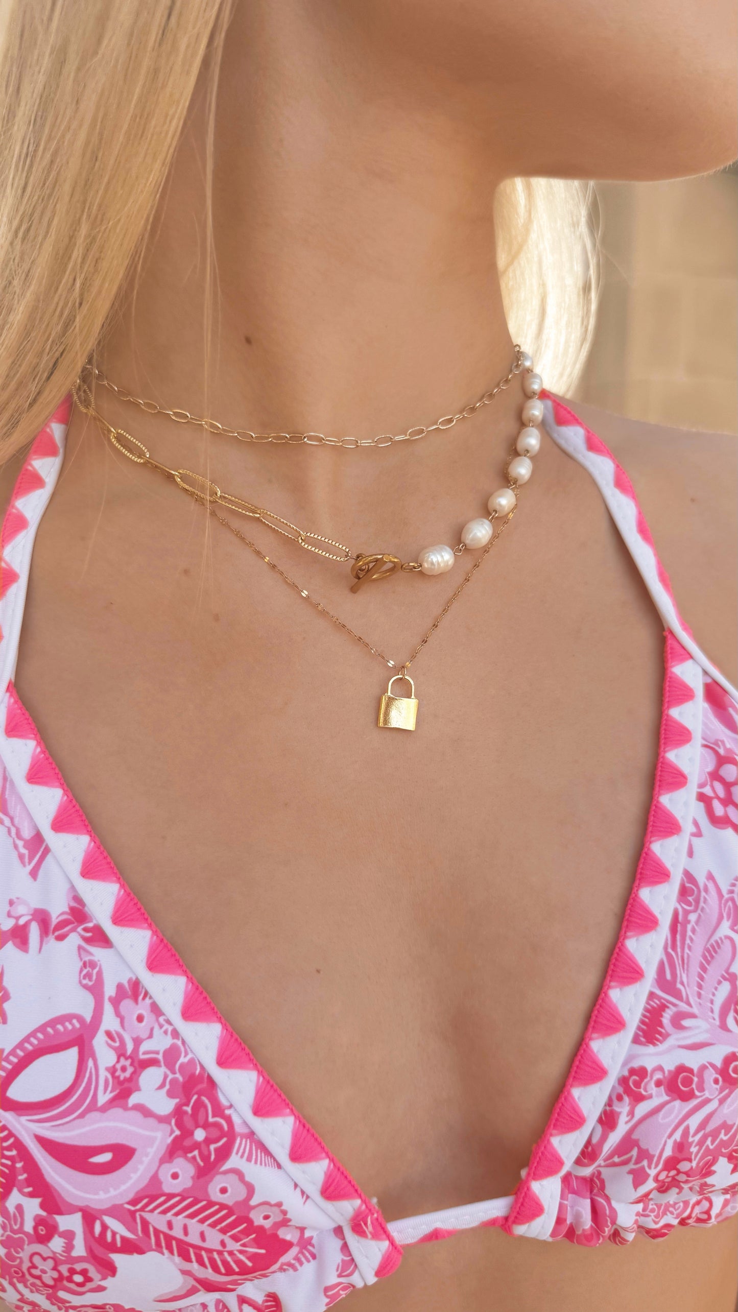 Golden Locket Necklace