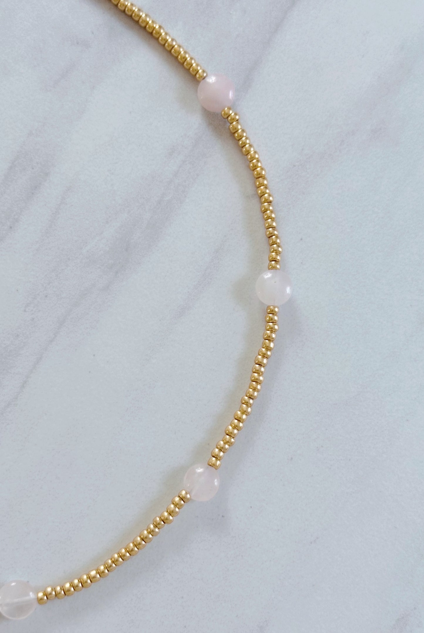 Strawberry Fields Beaded Necklace