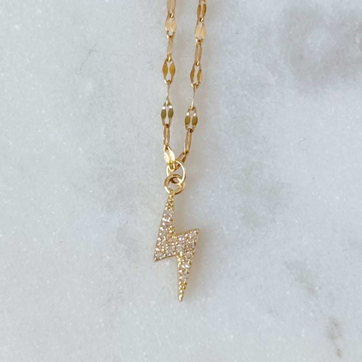 Dainty Lightning Bolt Necklace