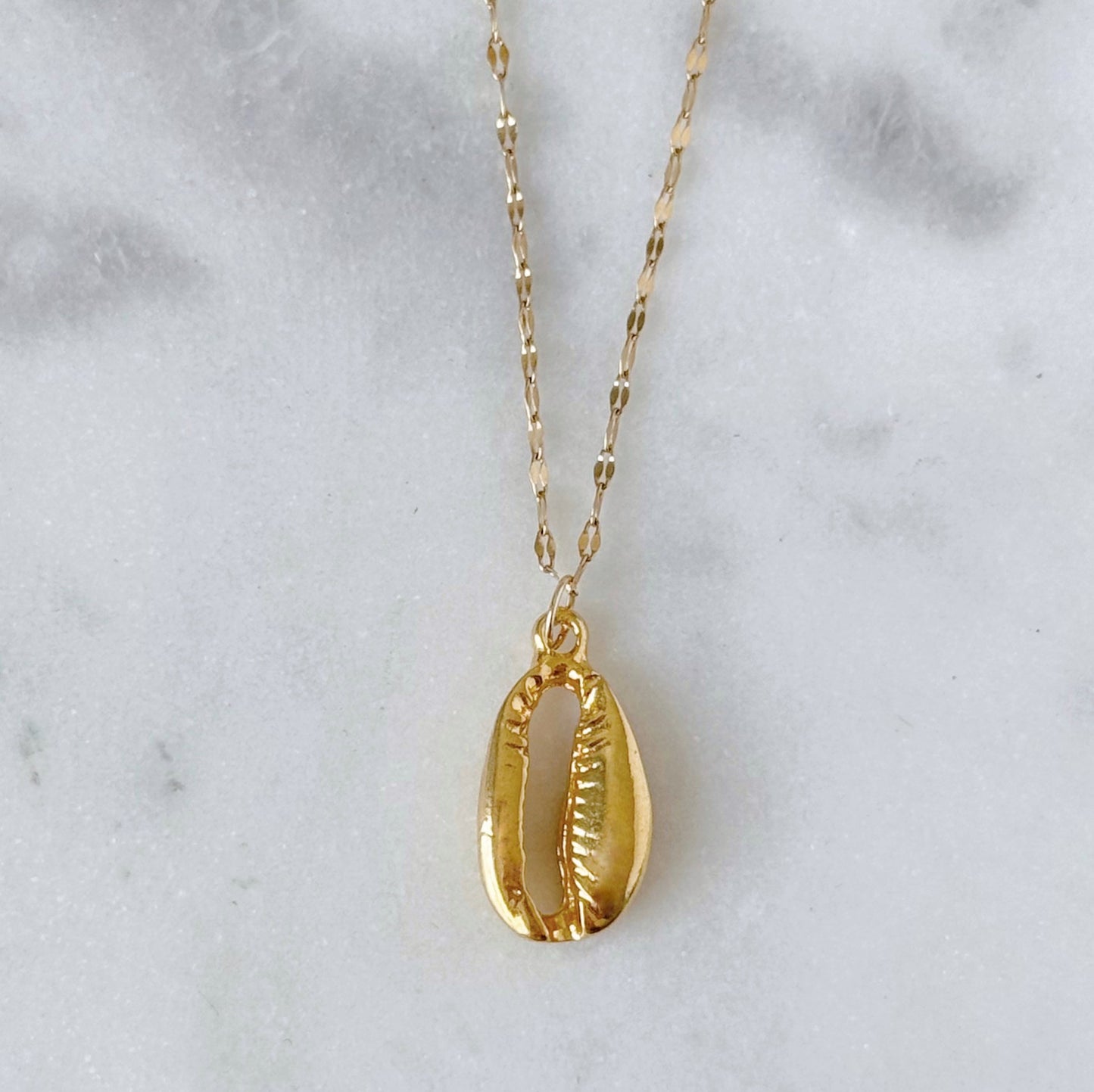Golden Cowrie Necklace