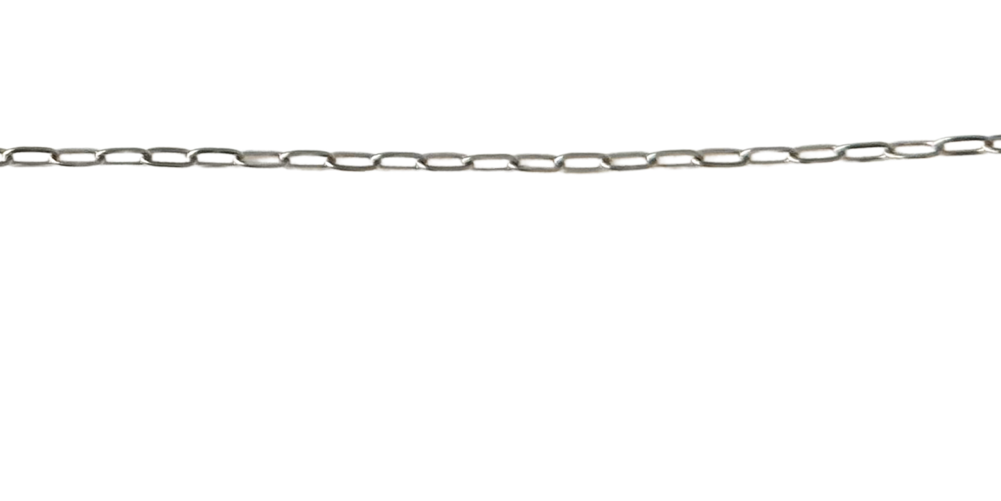 Dainty Silver Paperclip Chain