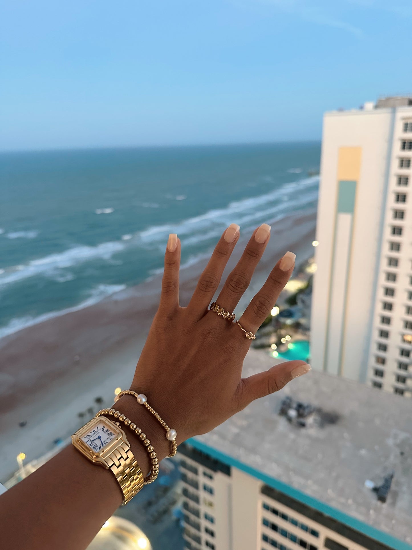 Golden Pearl Shoreline Bracelet