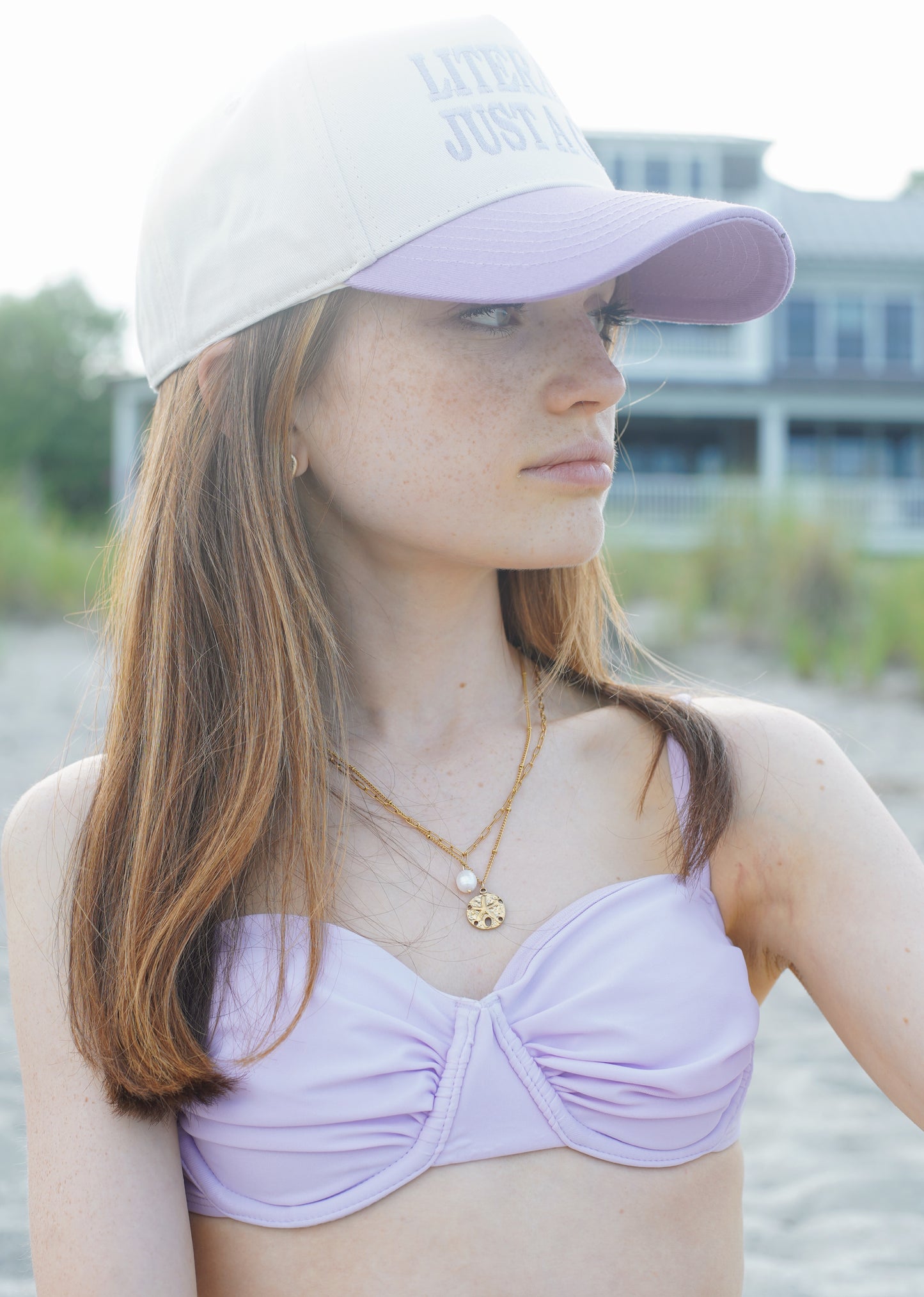 Gold Sand Dollar Necklace