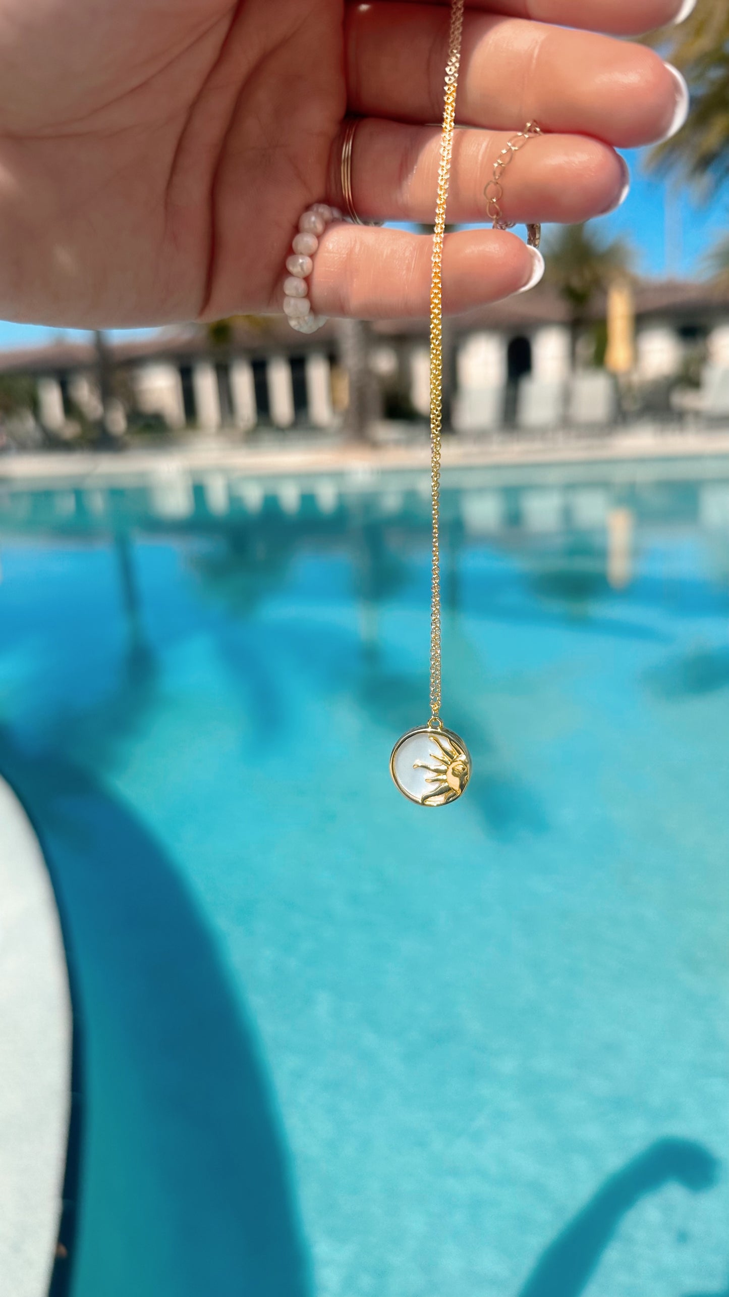Sun-kissed glow necklace