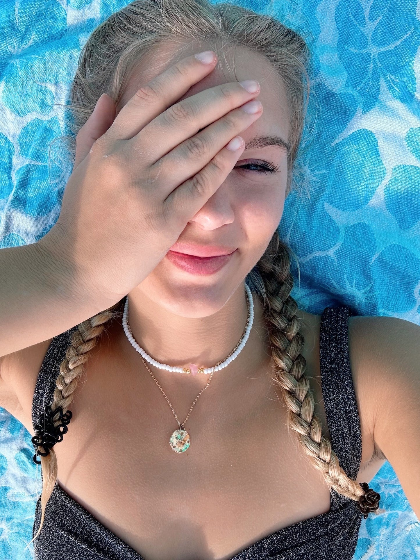 Gold Sand Dollar Necklace