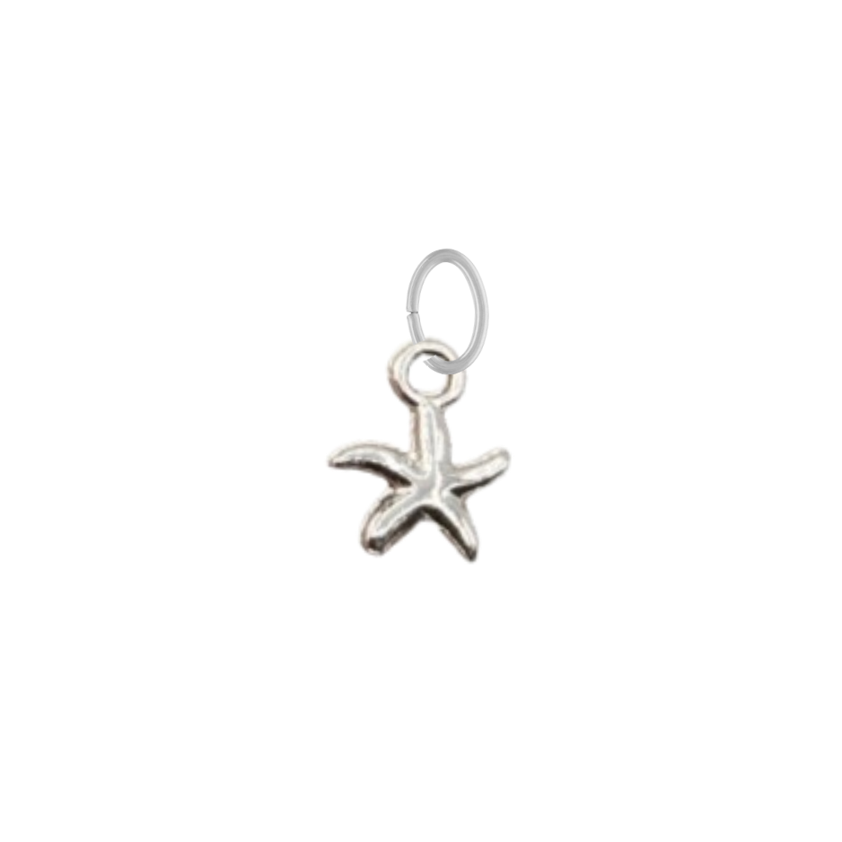 Dainty Silver Starfish Charm