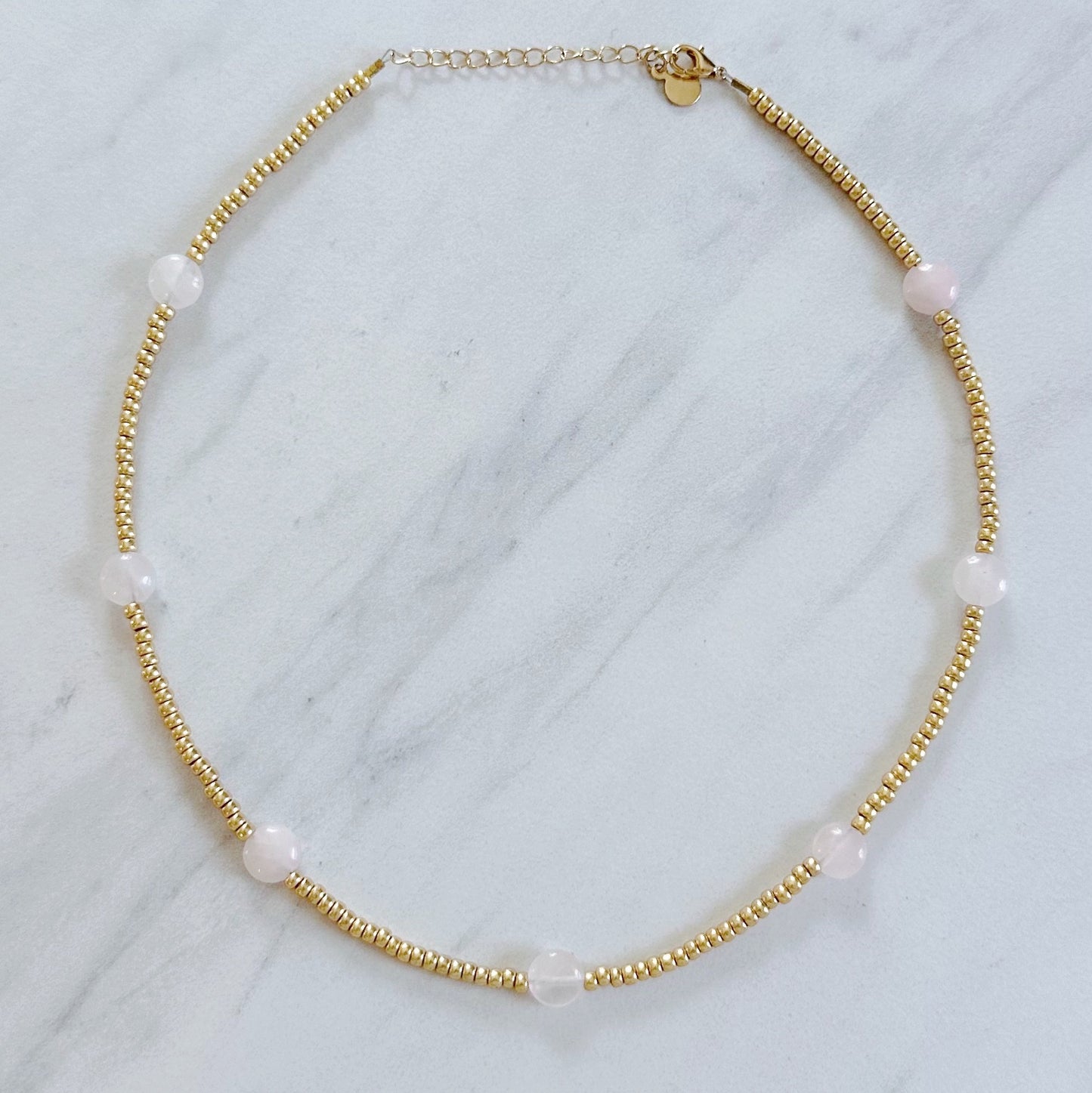 Strawberry Fields Beaded Necklace