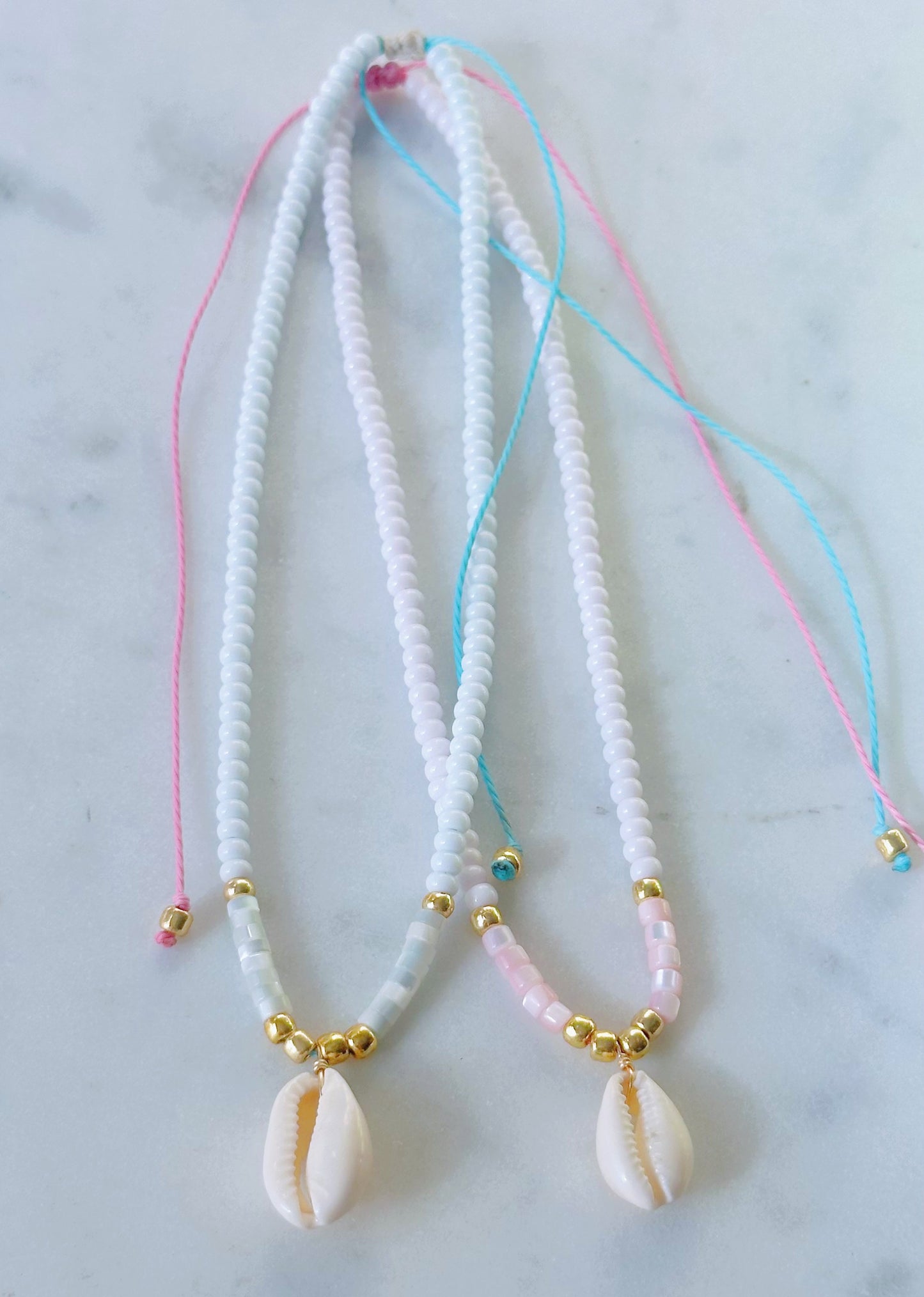 Shell Beaded Necklaces