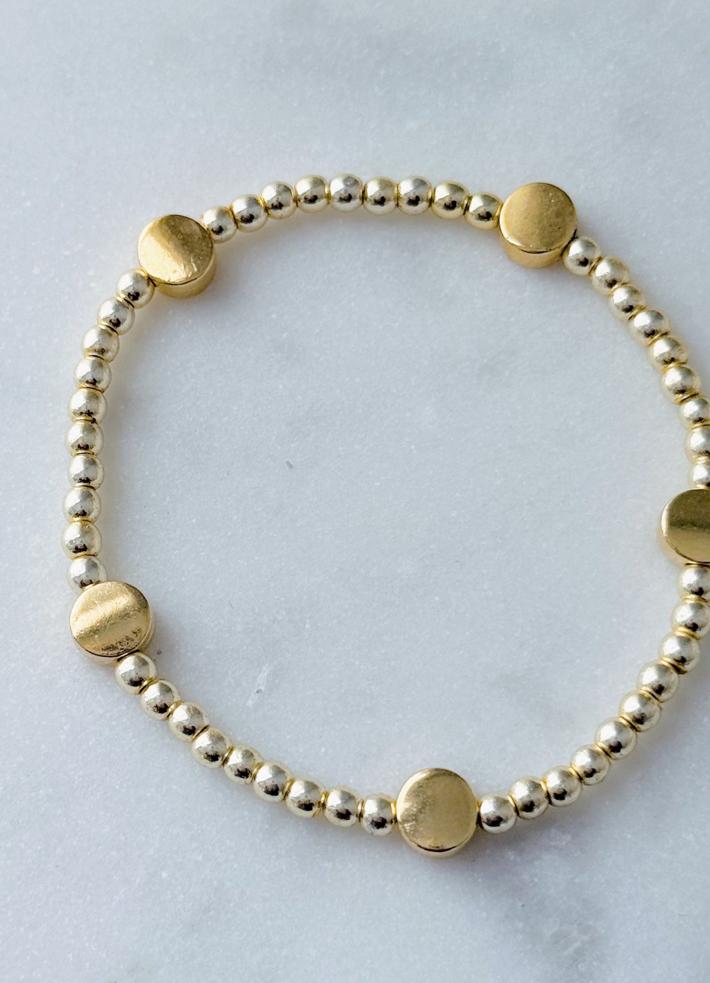 Golden Cove Beaded Bracelet