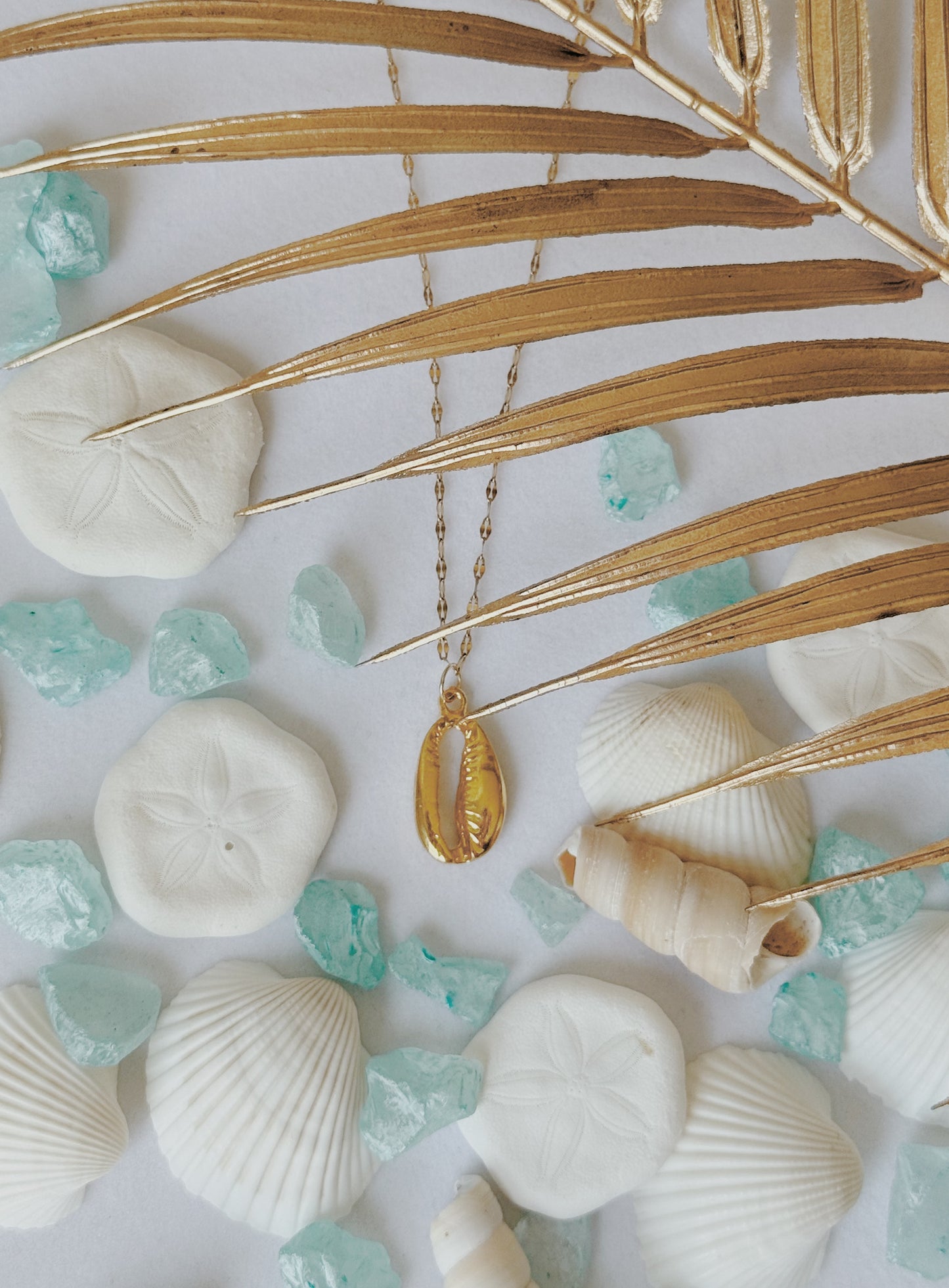 Golden Cowrie Necklace