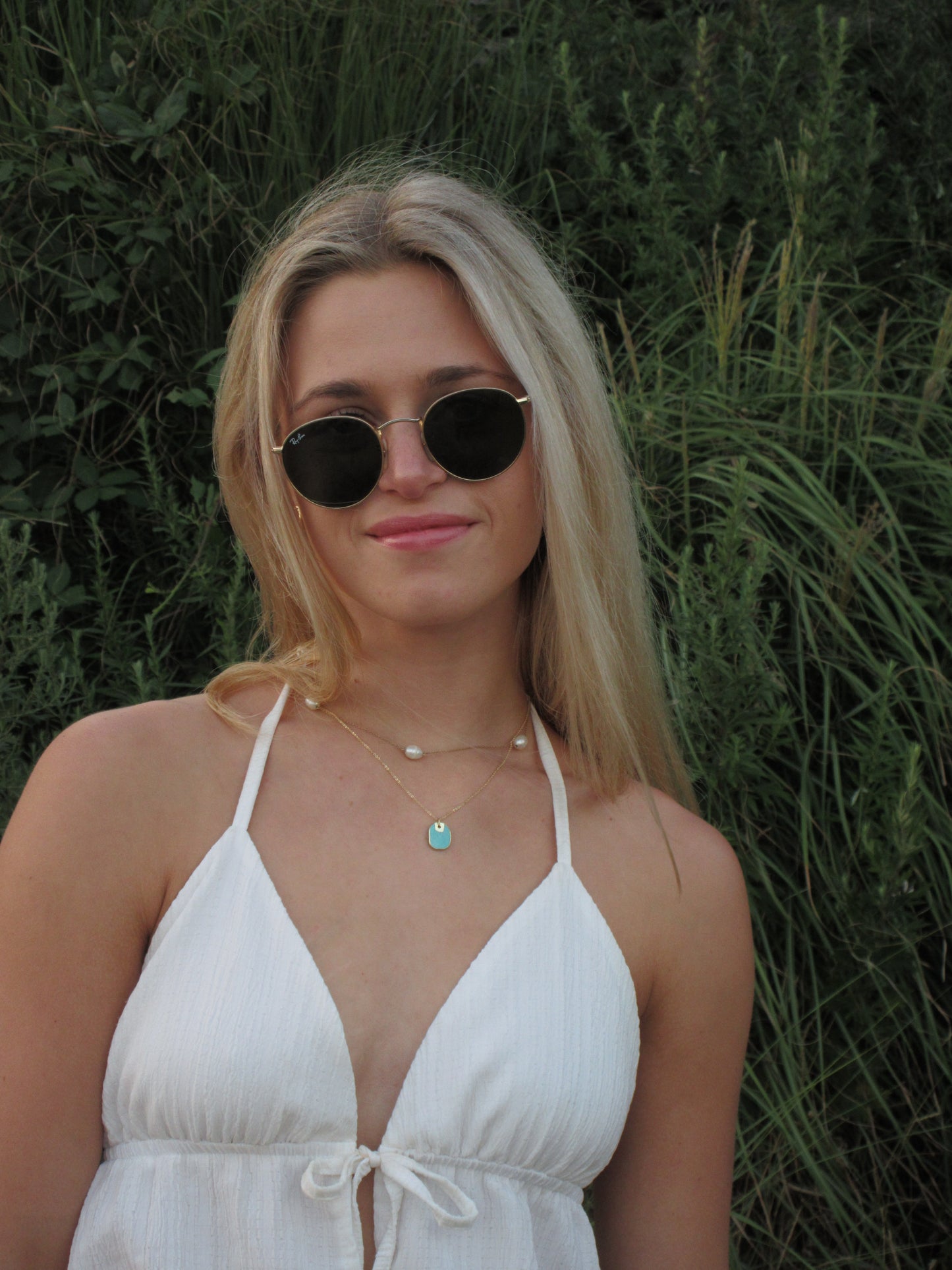 Turquoise Tag Necklace