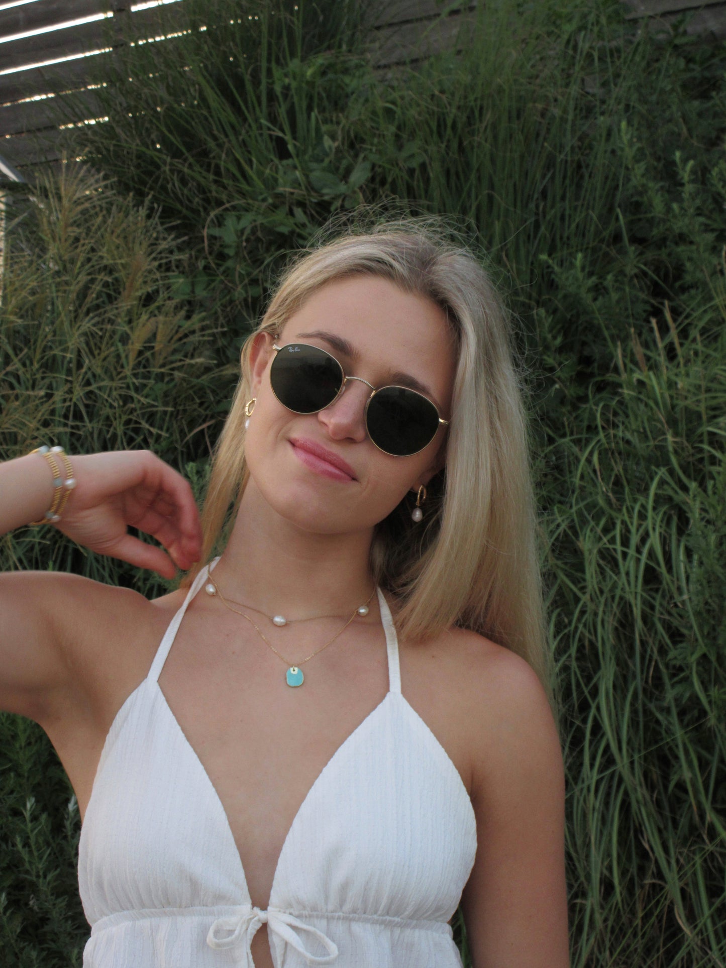 Turquoise Tag Necklace