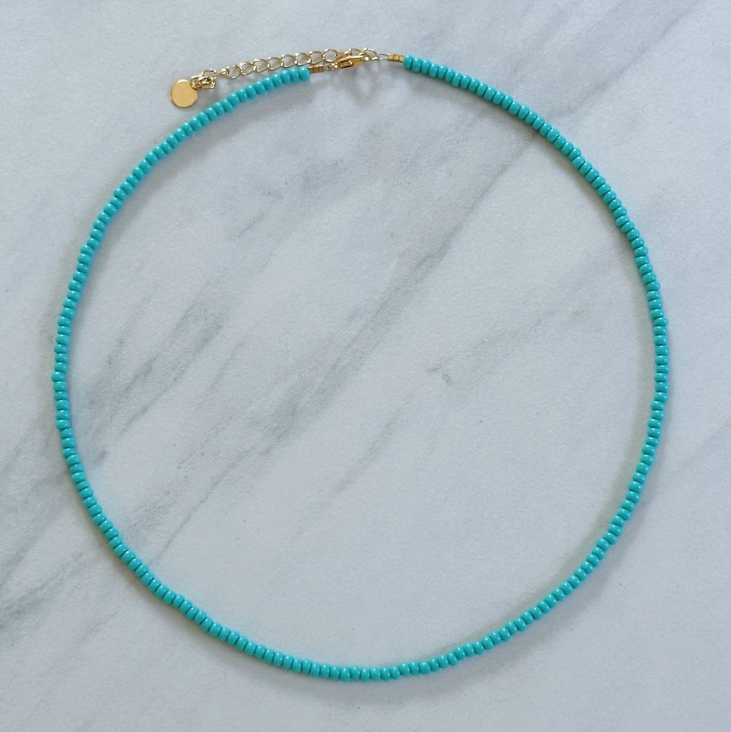 Dainty Seed Bead Layering Necklace