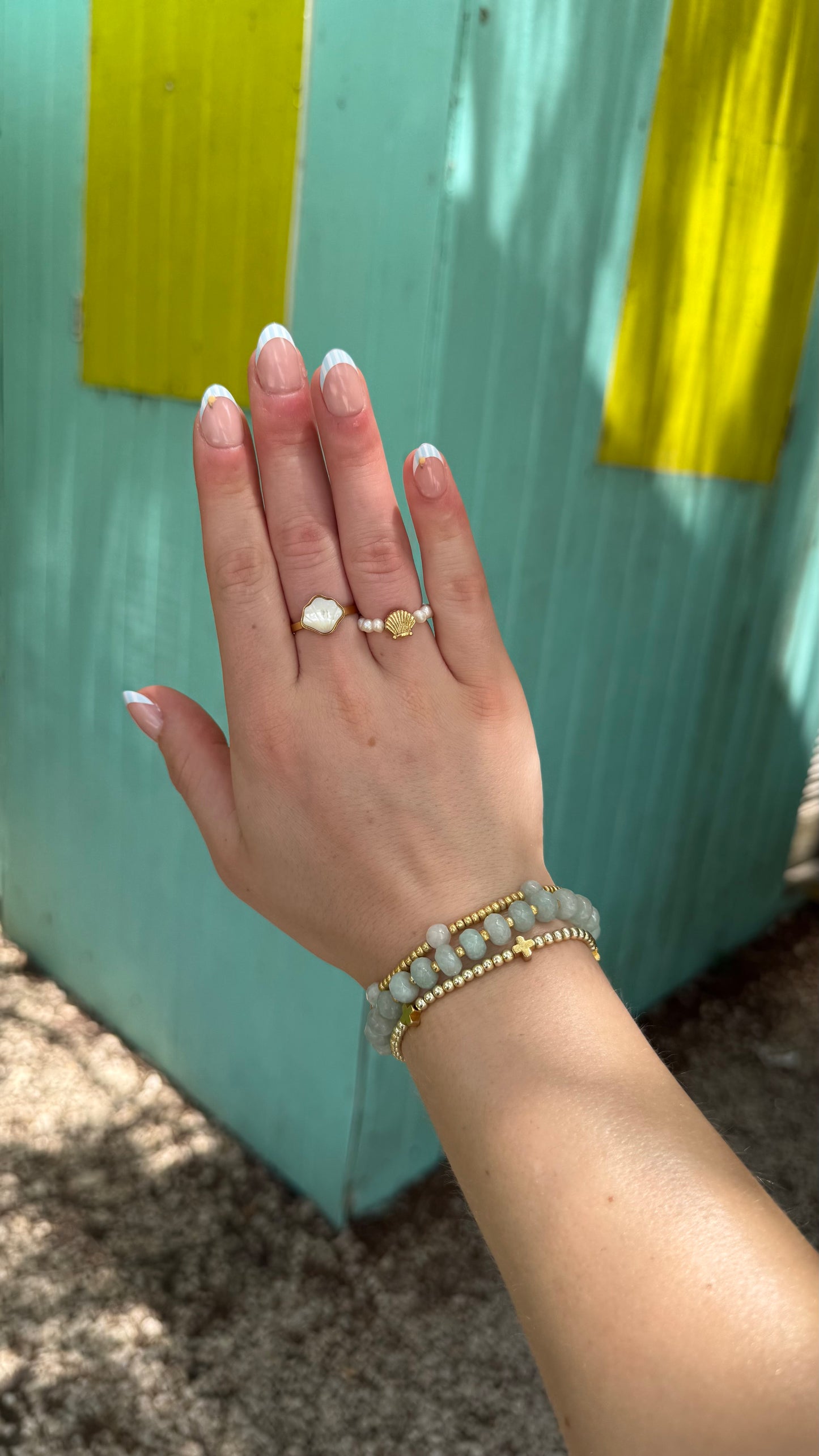 Pearl Seashell Ring