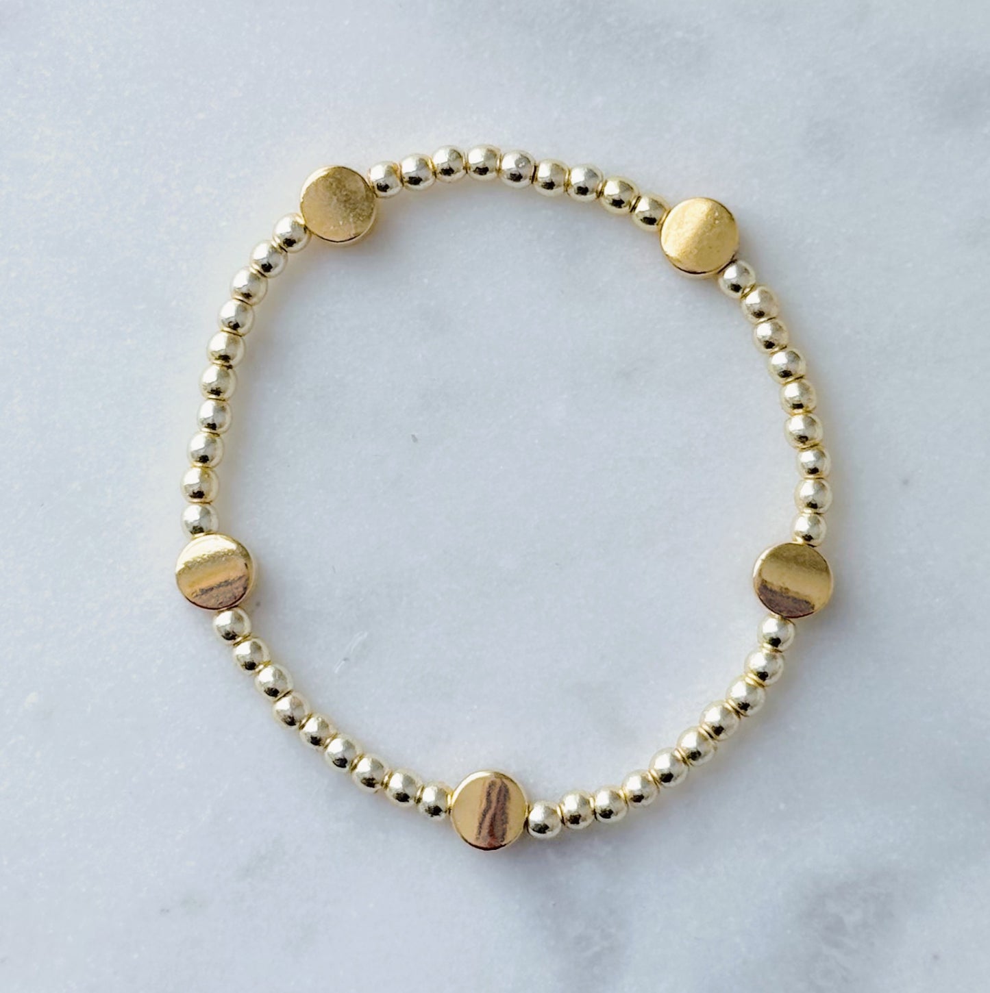 Golden Cove Beaded Bracelet