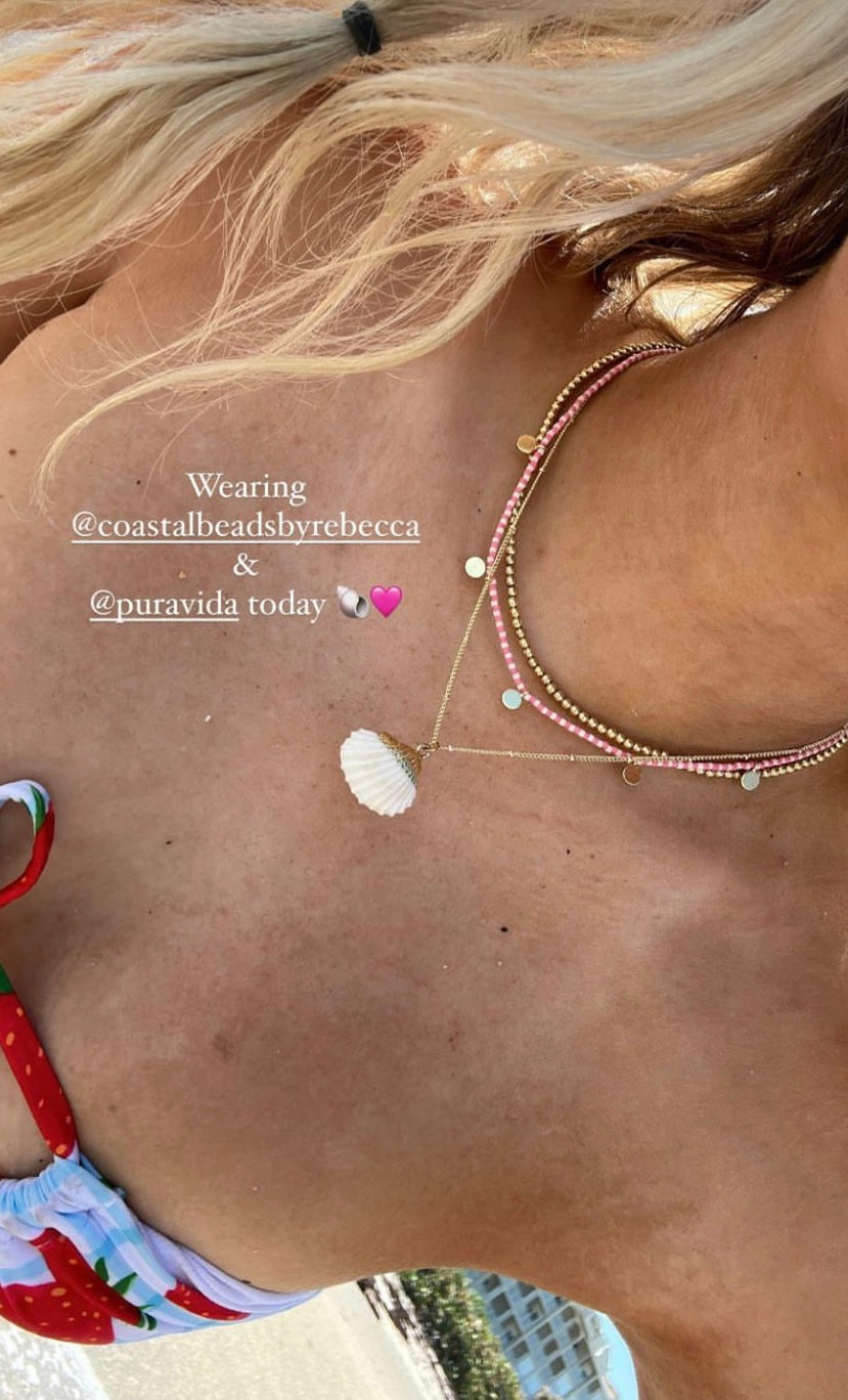 Gold Seashell Necklaces