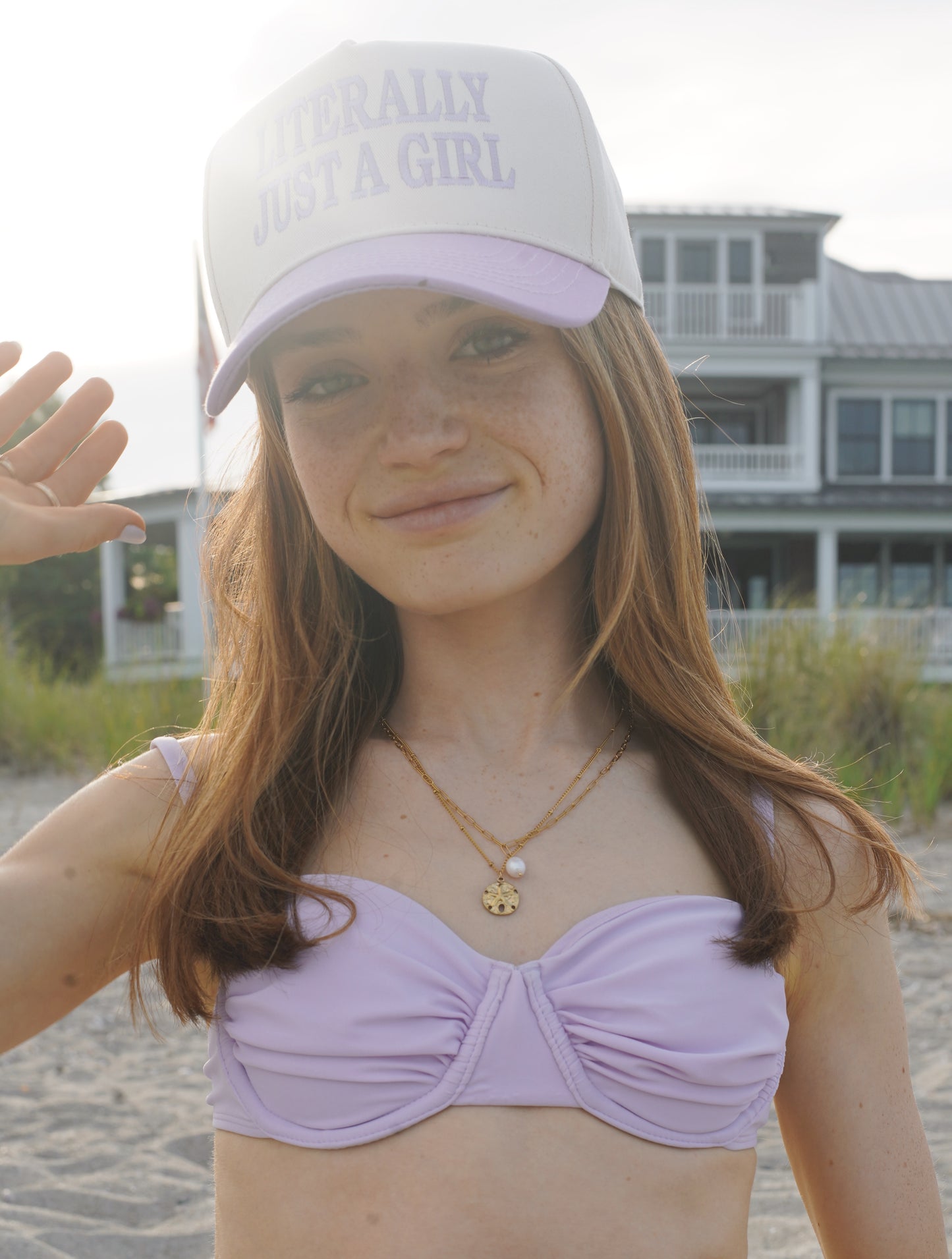 Gold Sand Dollar Necklace