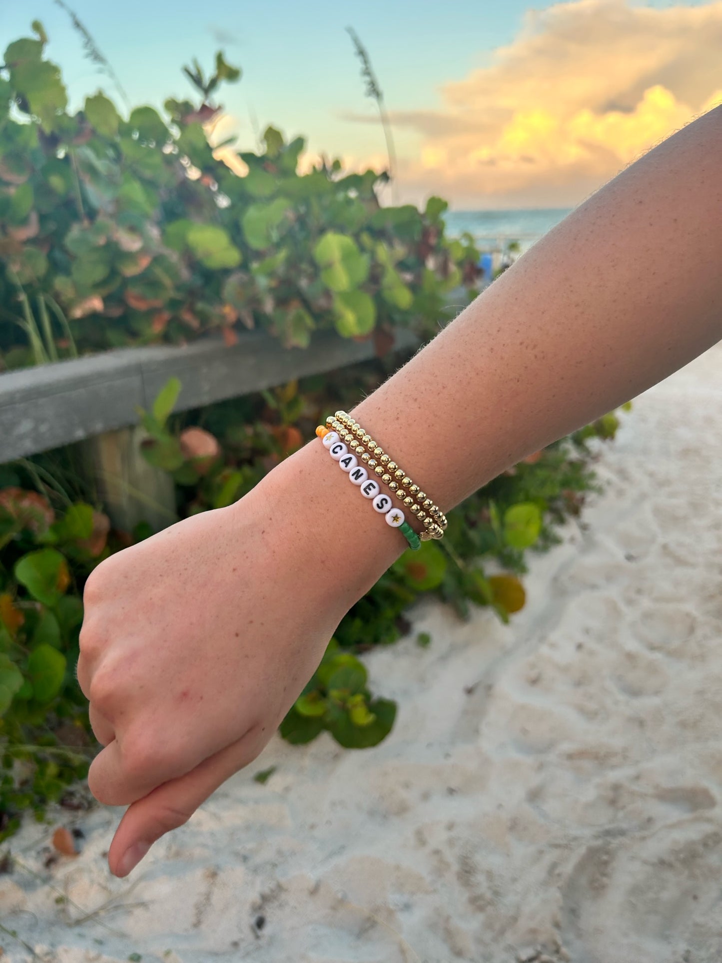 UMiami gameday beaded bracelet