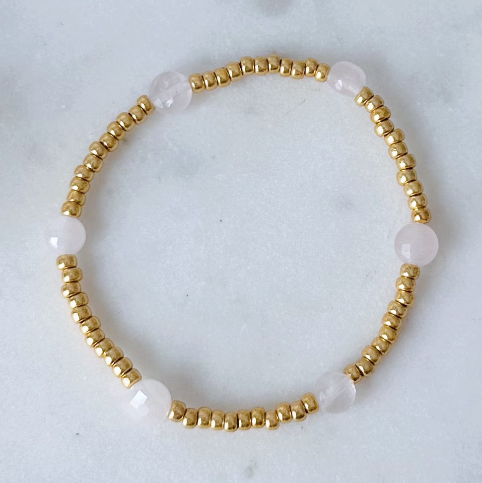 Strawberry Fields Beaded Bracelet