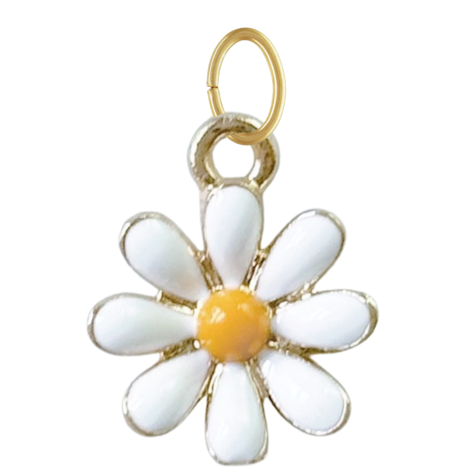 White Daisy Charm
