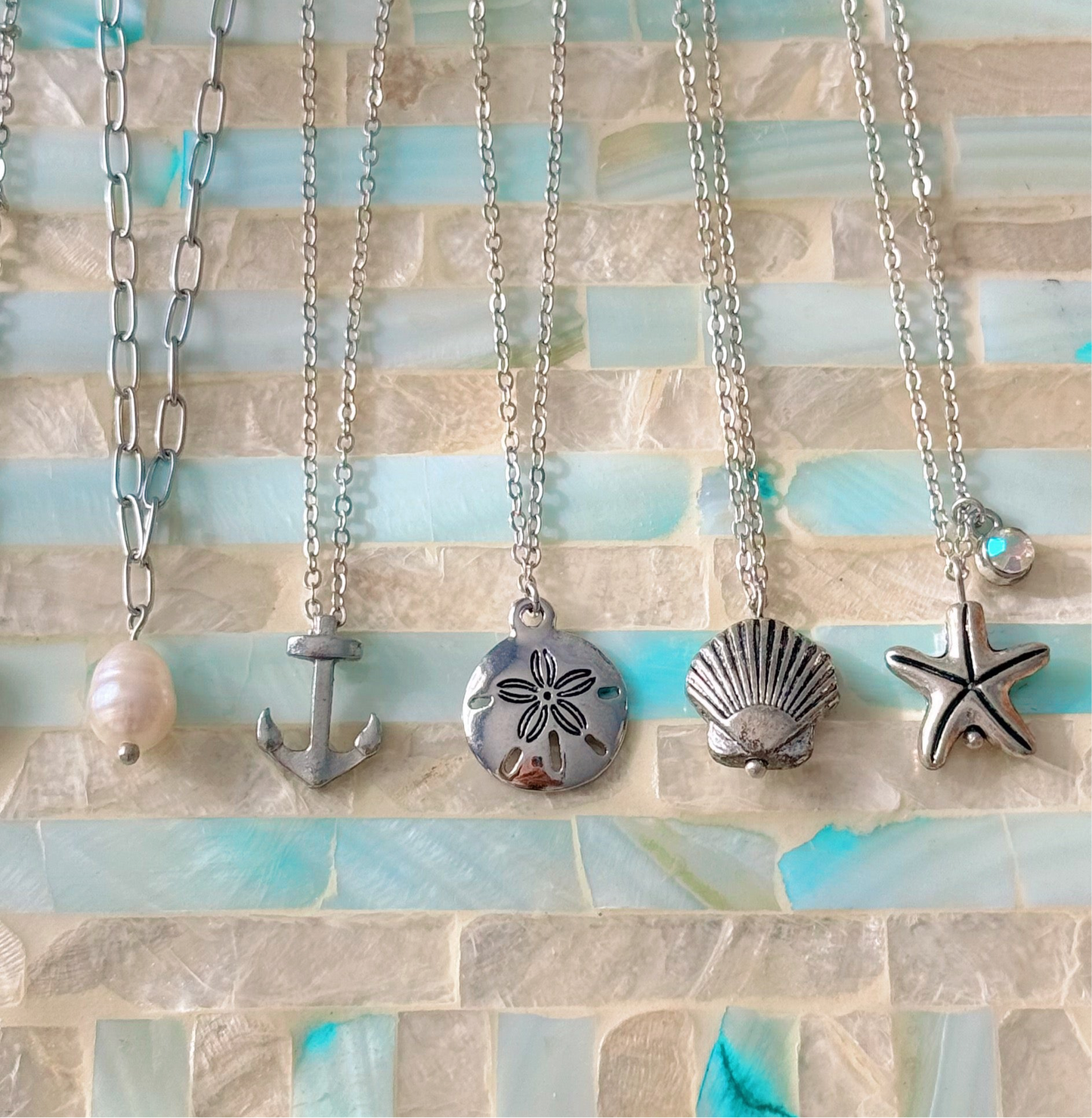 Silver Sand Dollar Necklace