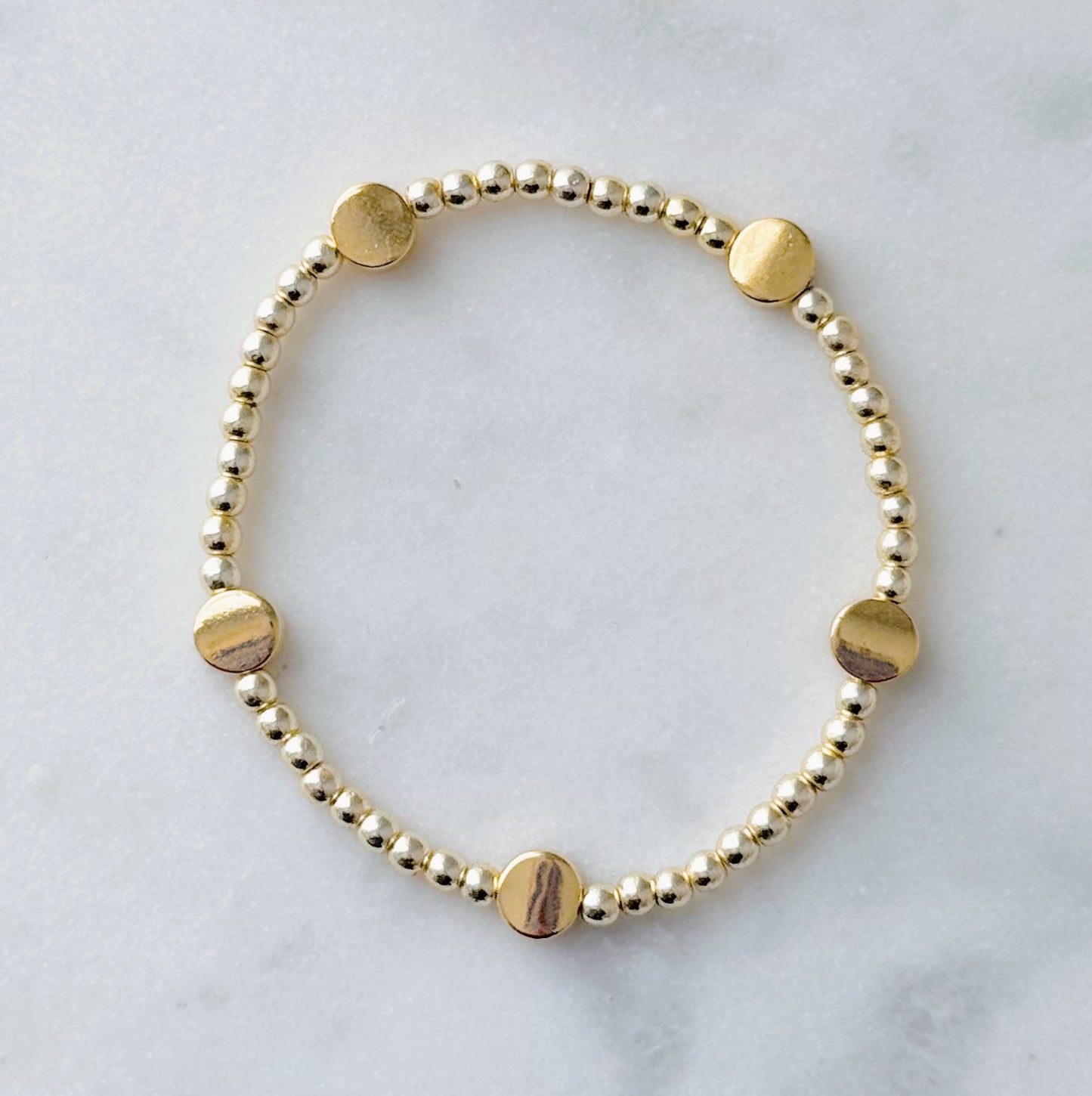 Golden Cove Beaded Bracelet