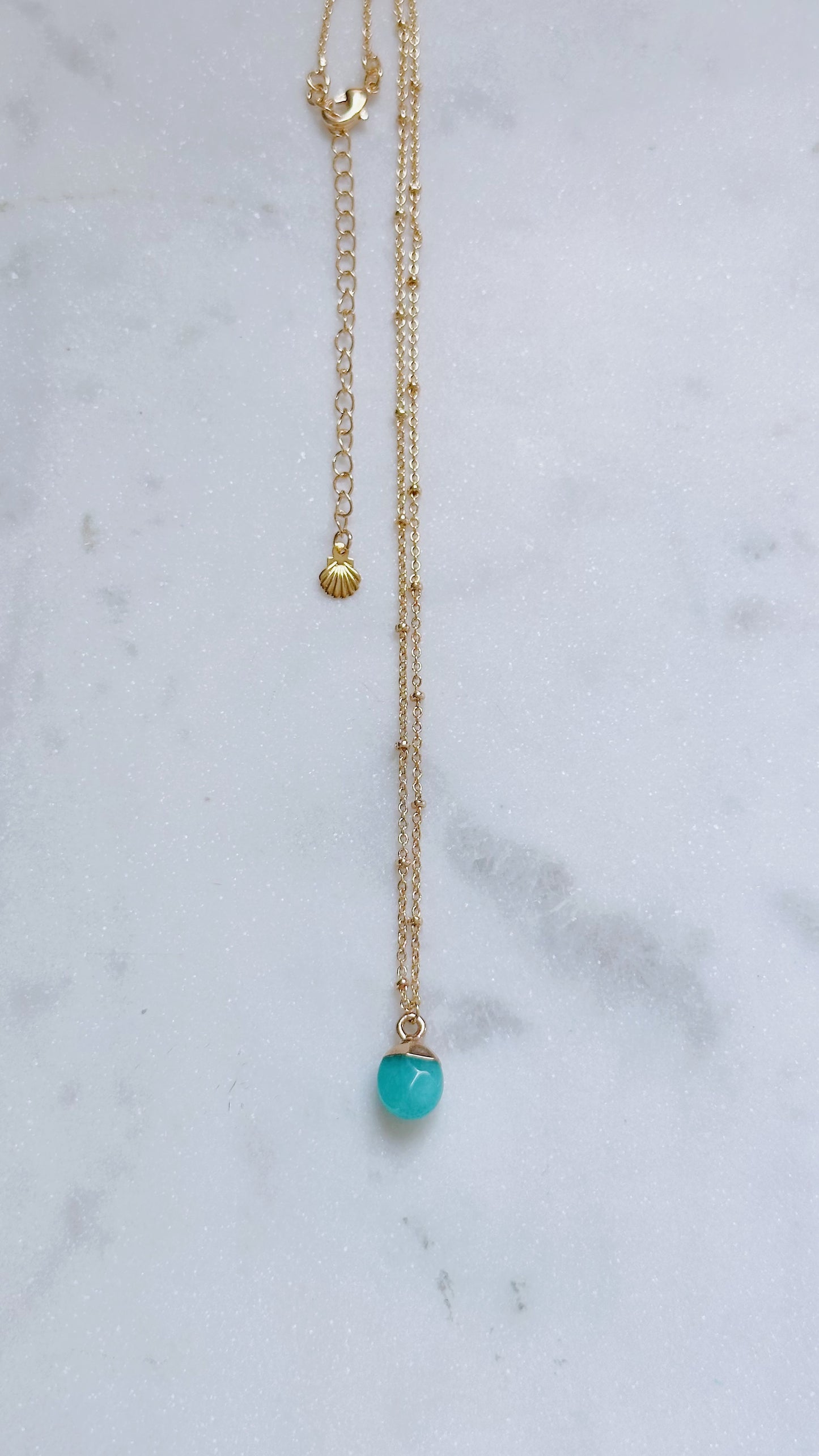 Turquoise Nugget Gemstone Necklace