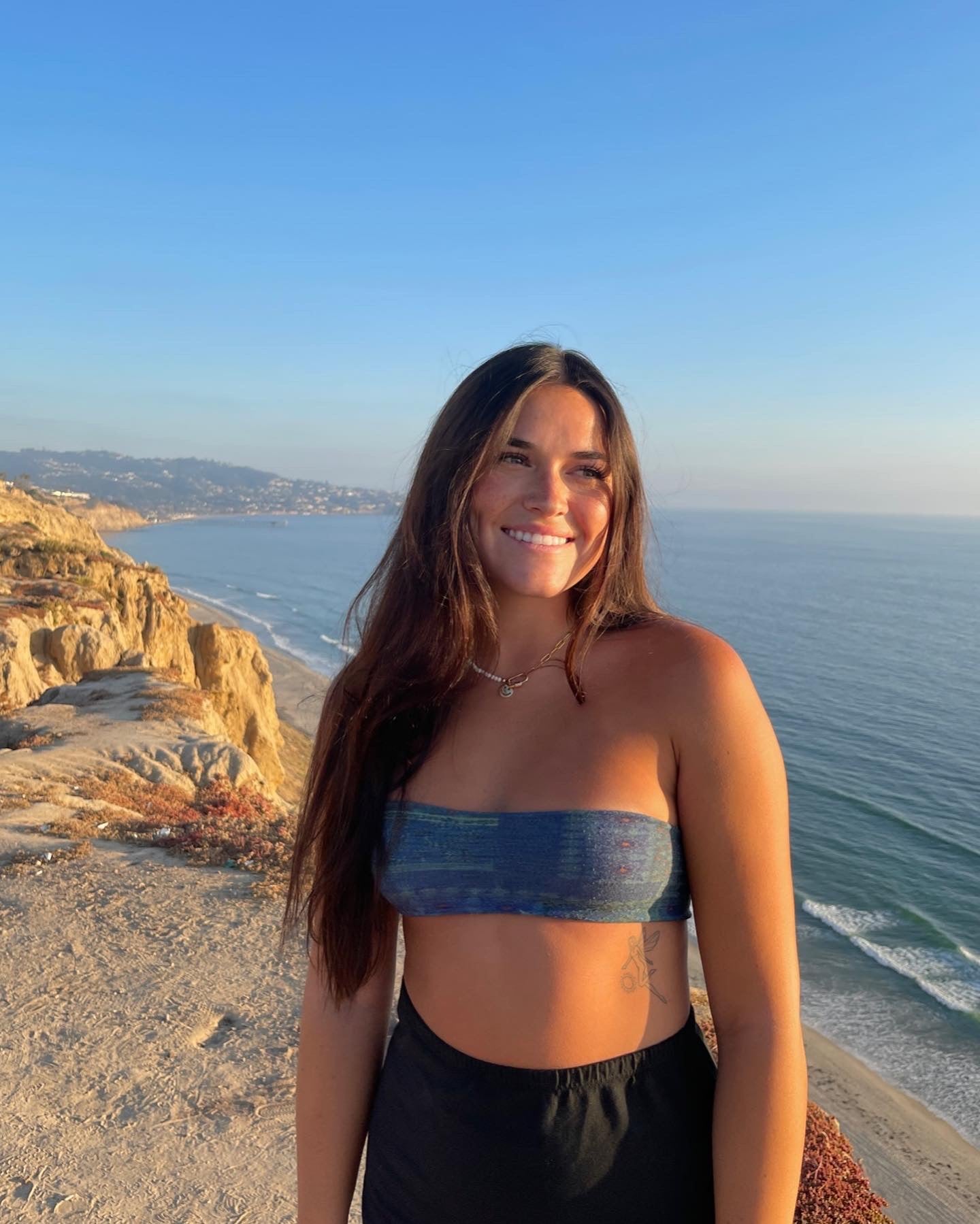 All Smiles Half & Half Carabiner Necklace