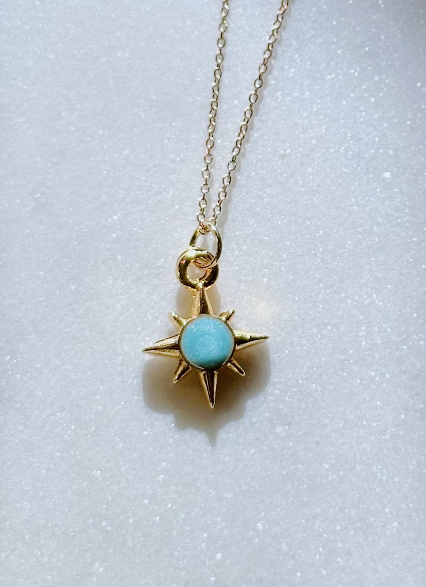 North Star Gold Charm Necklace