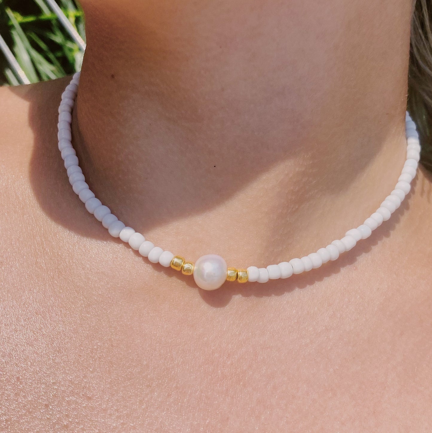 Freshwater Pearl Beaded Necklace