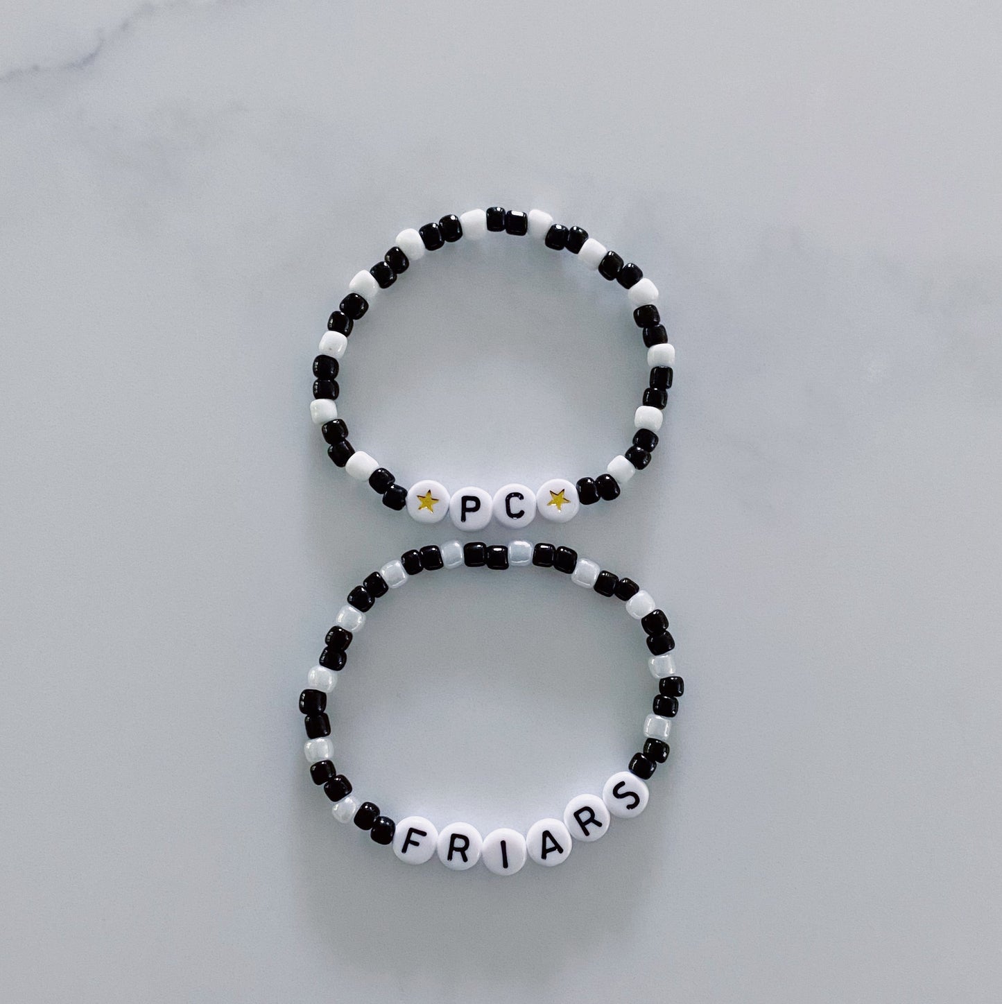 Providence College beaded bracelets