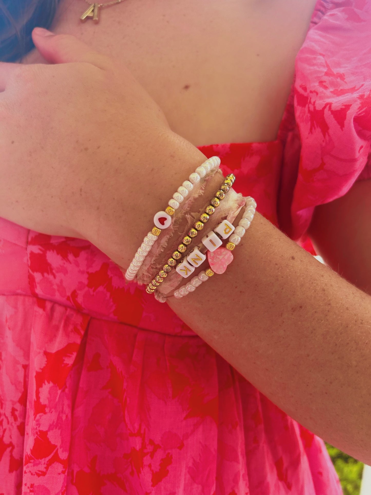Charm Beaded Bracelet