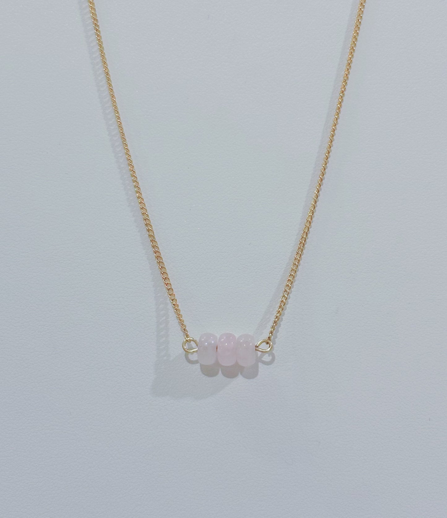 Dainty Rose Quartz Necklace