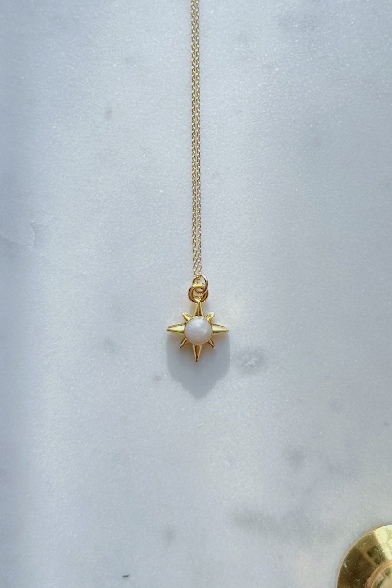 North Star Gold Charm Necklace