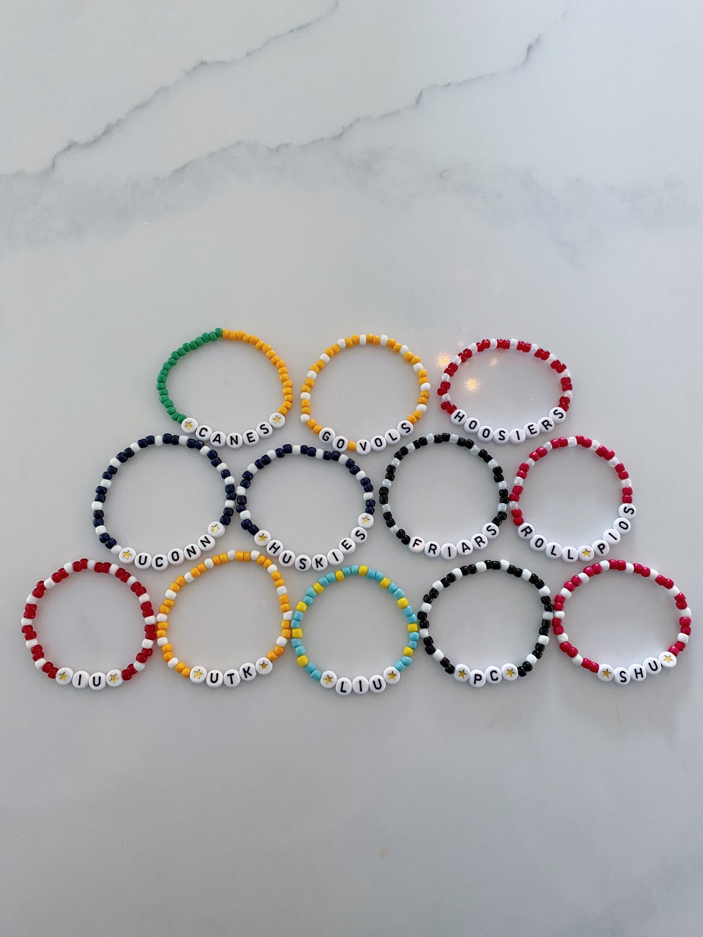 UMiami gameday beaded bracelet